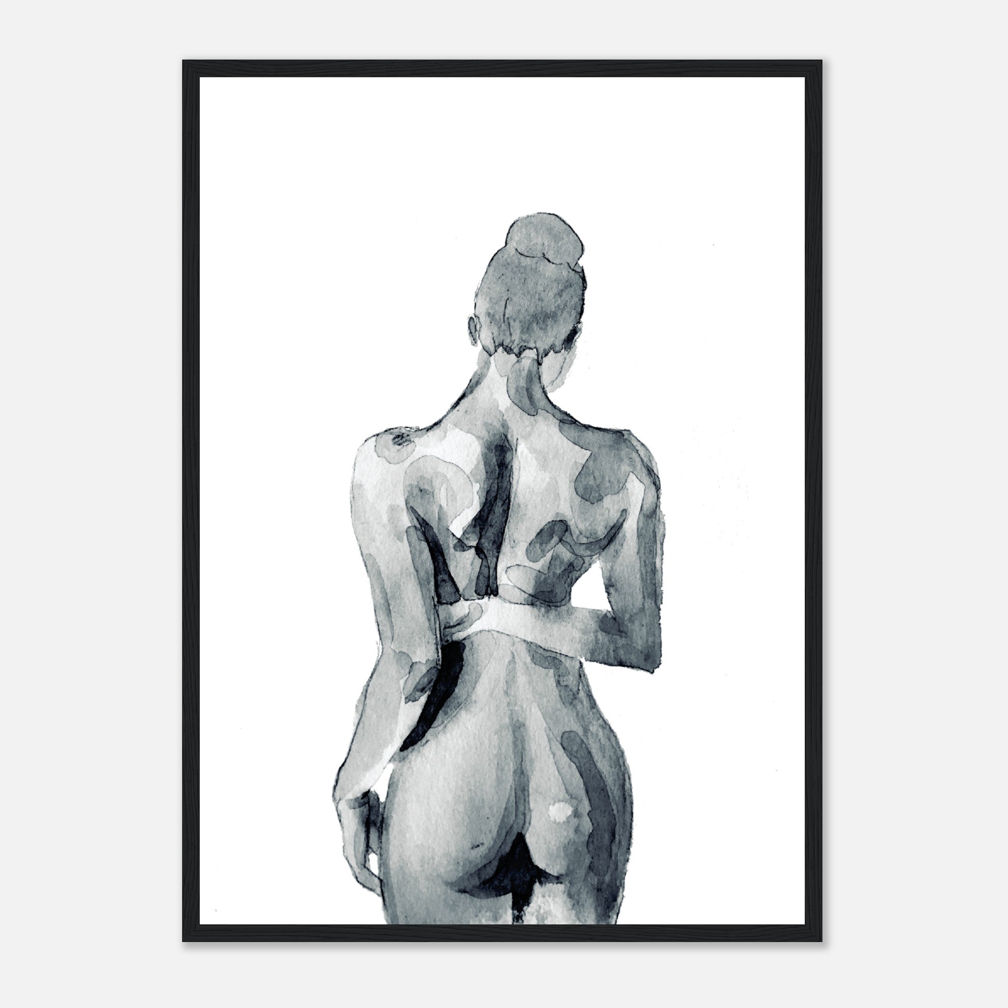 Elegant Naked Girl Poster