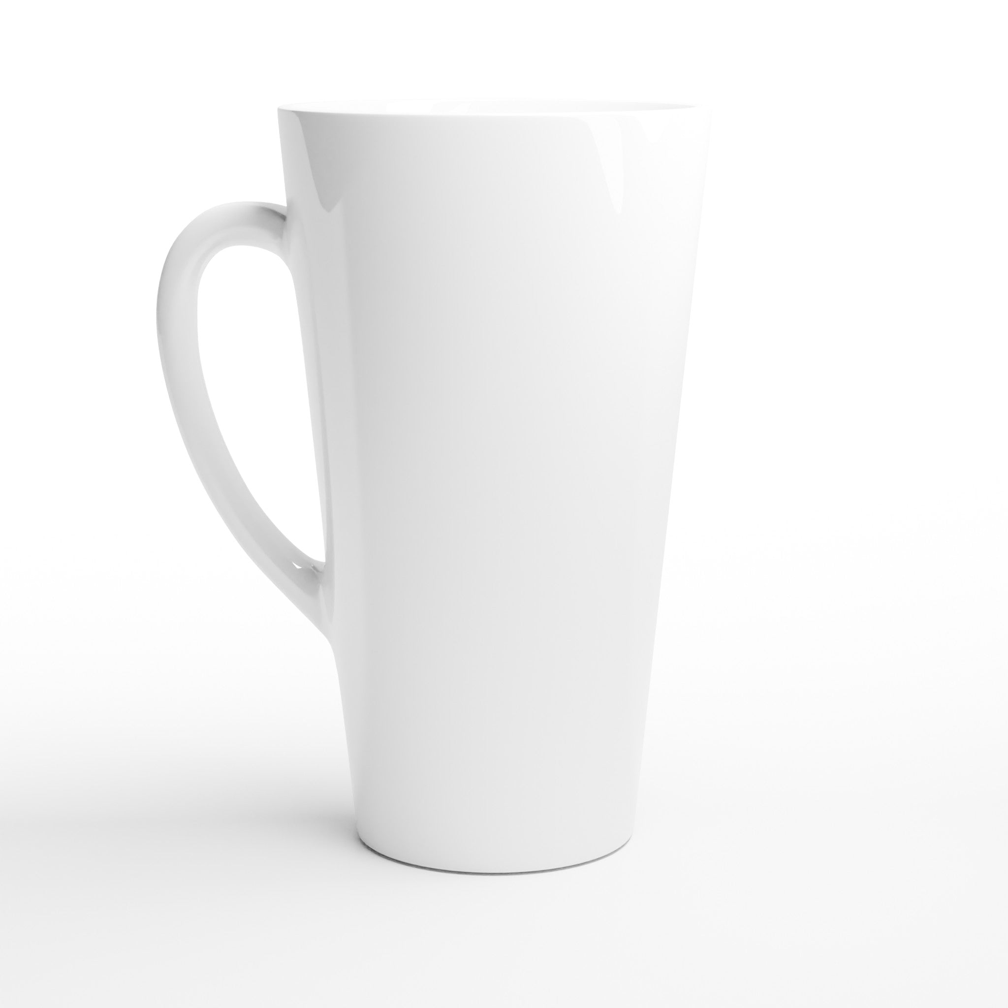 Personalized White Latte 17oz Ceramic Mug - Optimalprint