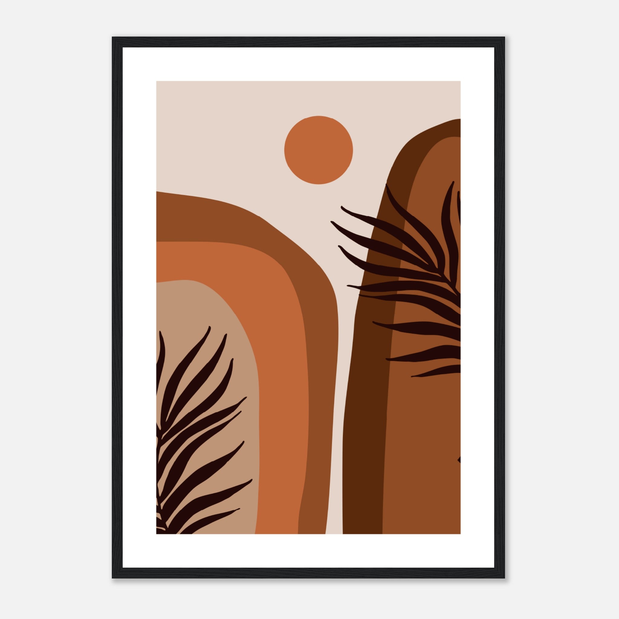 Terracotta Sunset Poster