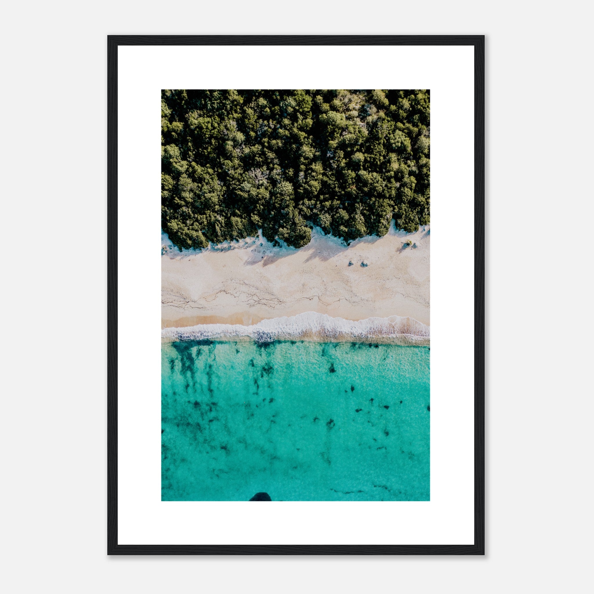 Wild Beach Sardinia Italy Poster