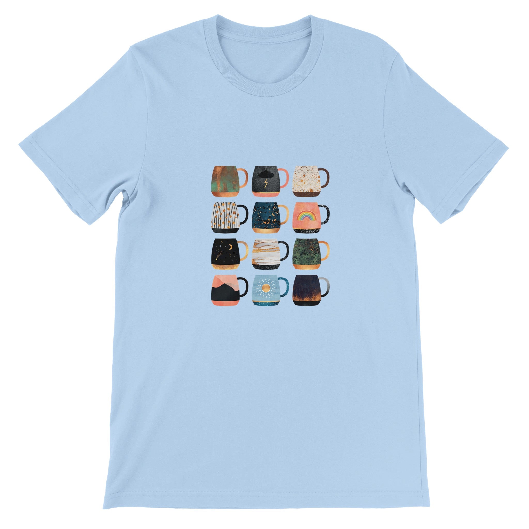 Coffee Cup Collection Crewneck T-shirt - Optimalprint