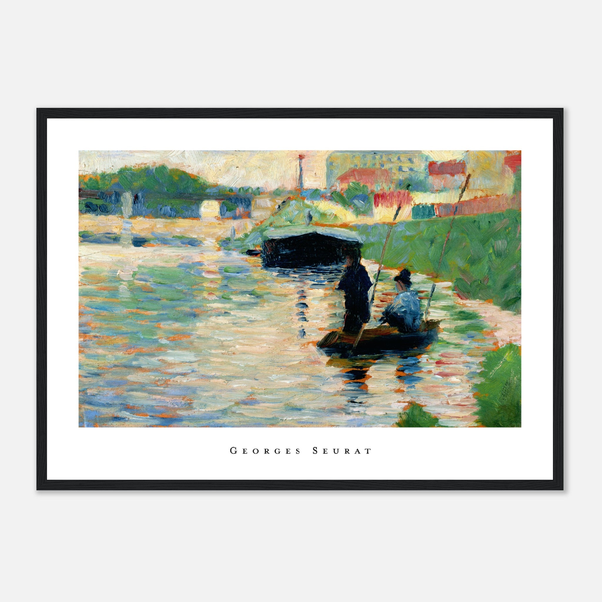 Georges Seurat Lake Poster
