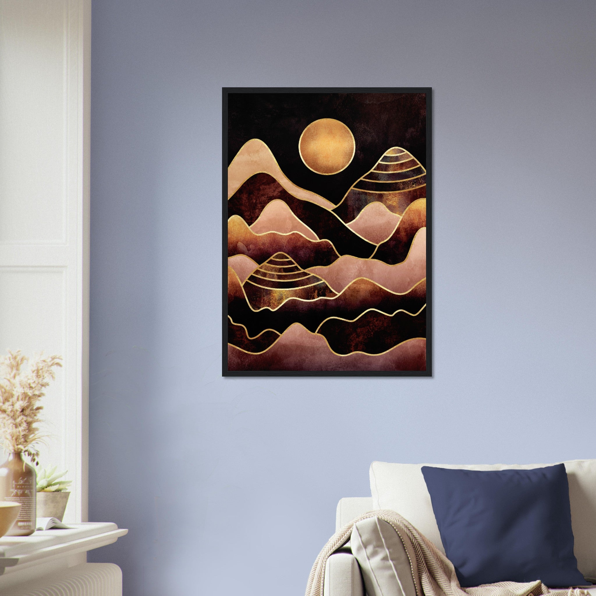 Sunkissed Mountains Poster