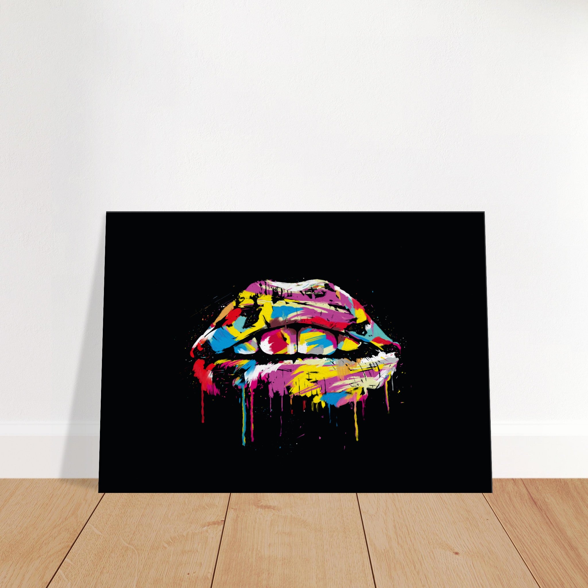 Colorful Lips Canvas