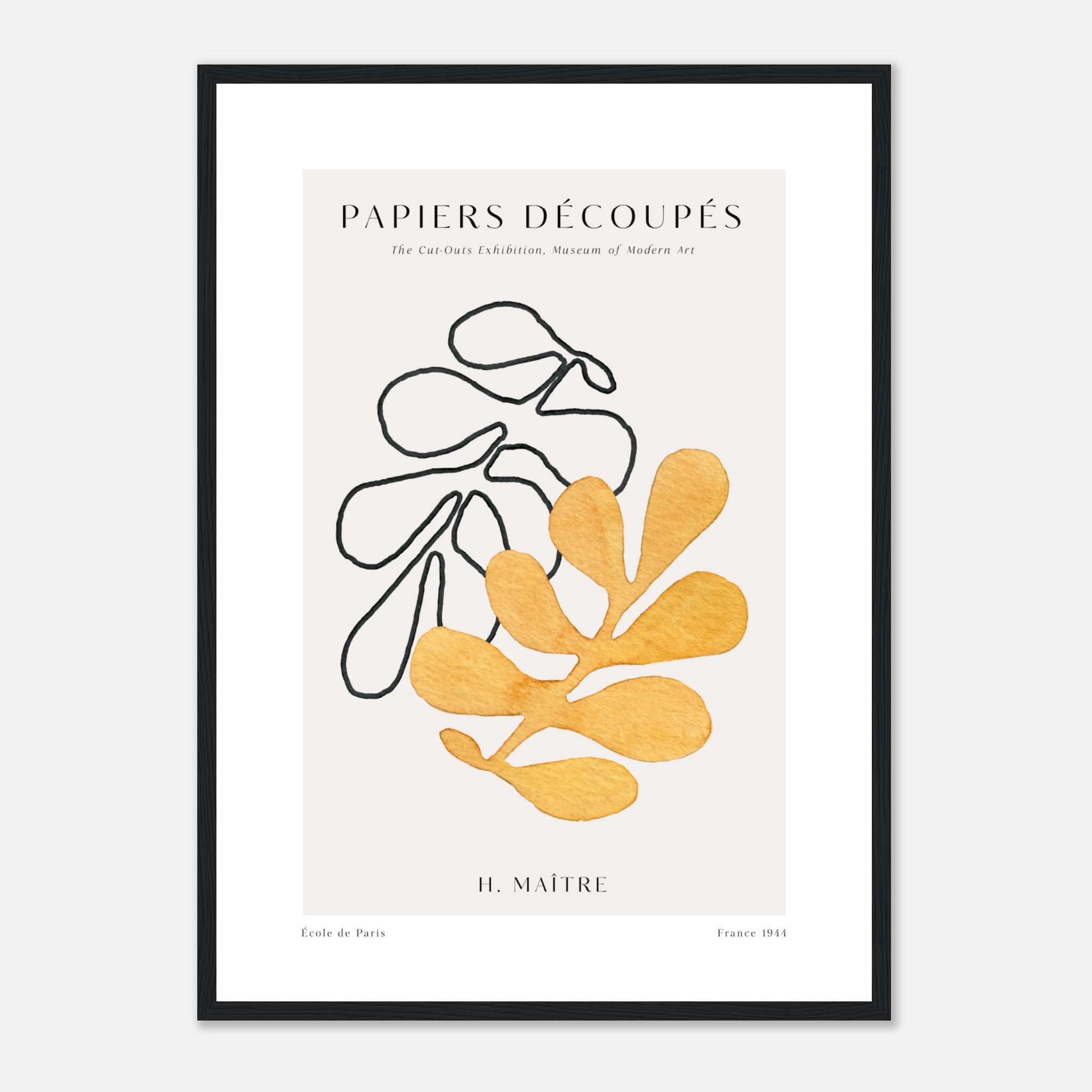 Matisse Papiers Decoupes No. 8 - Colors Poster
