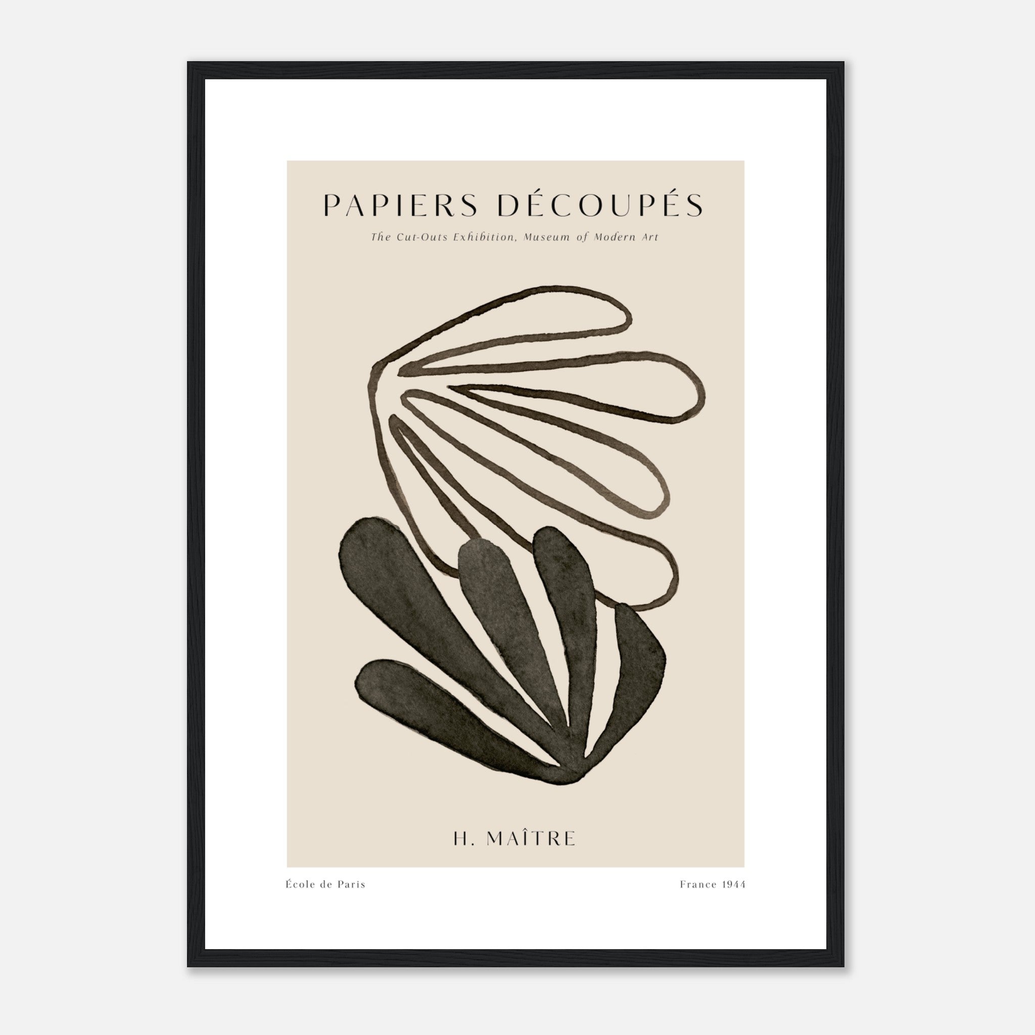 Matisse Papiers Decoupes No. 6 Poster