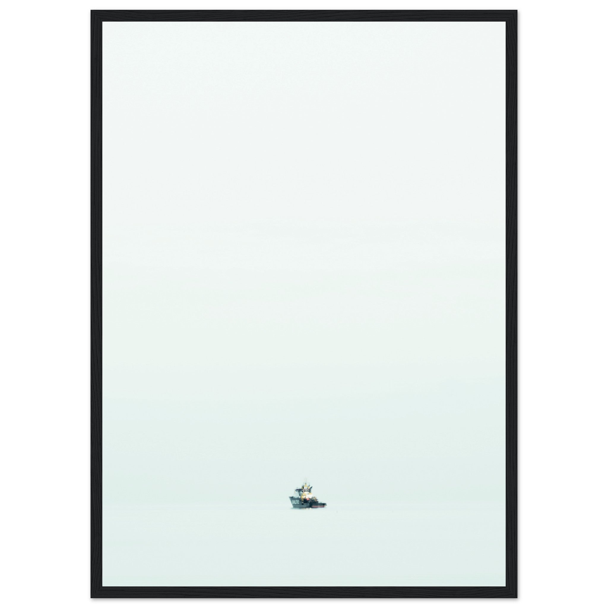 Ship In The Distance On The Baltic Sea Poster
