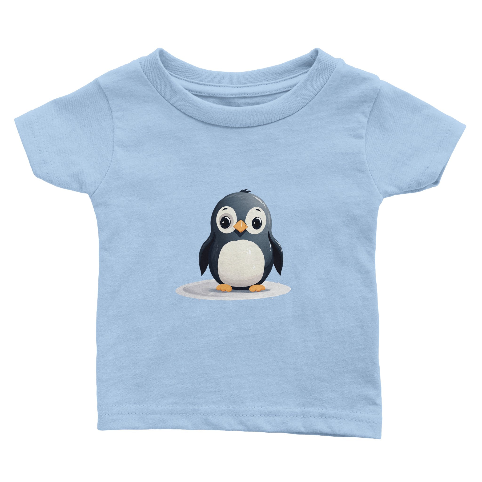 Charming Chilly Penguin Baby Crewneck T-shirt - Optimalprint