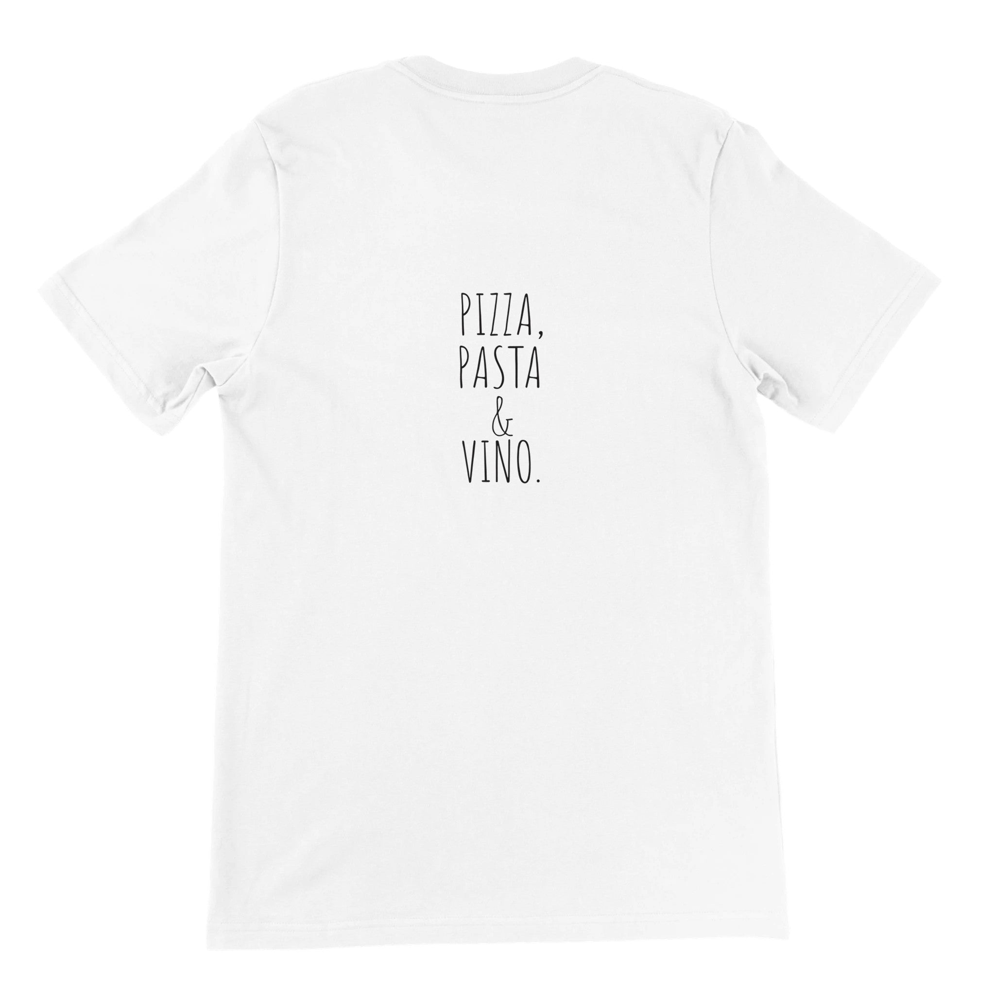 Pizza Pasta And Vino Crewneck T-shirt - Optimalprint