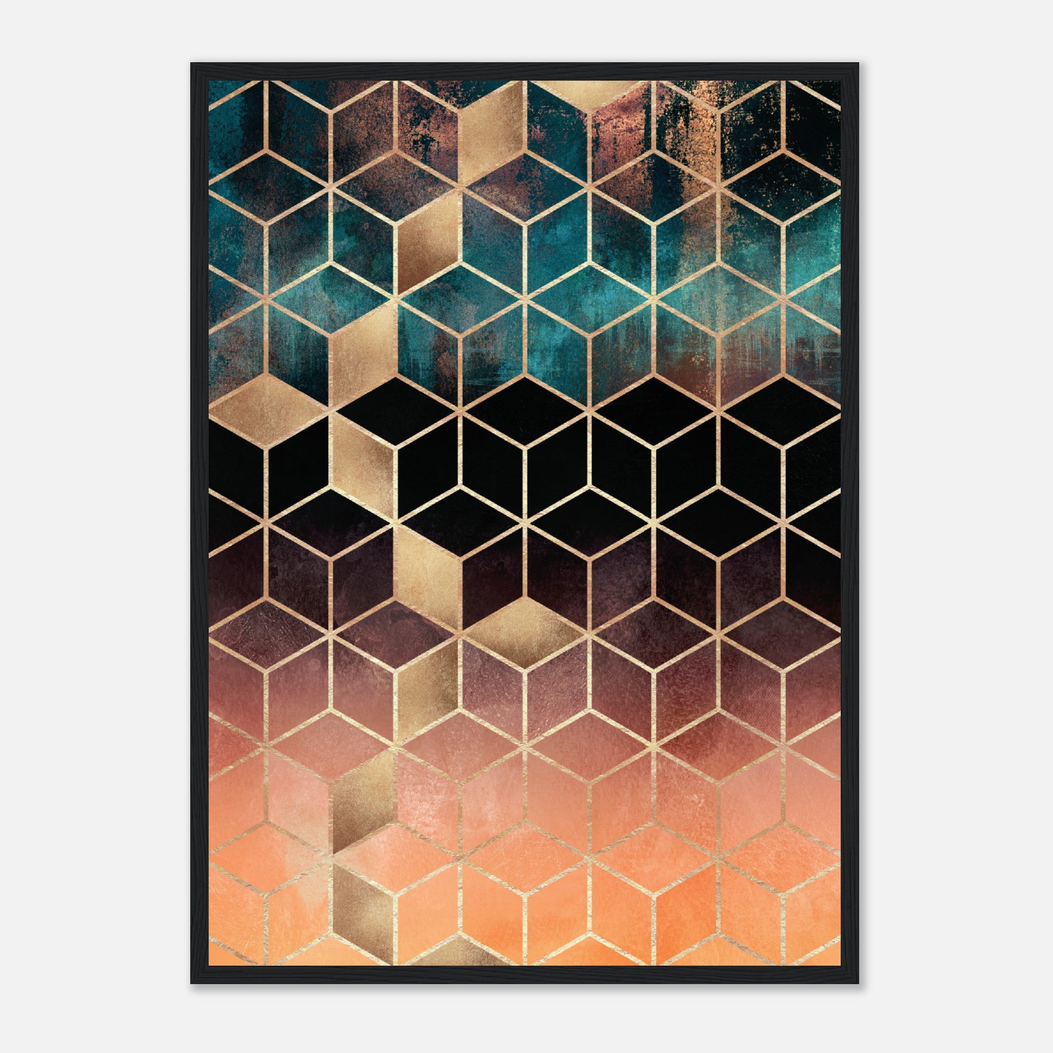 Ombre Dream Cubes Poster