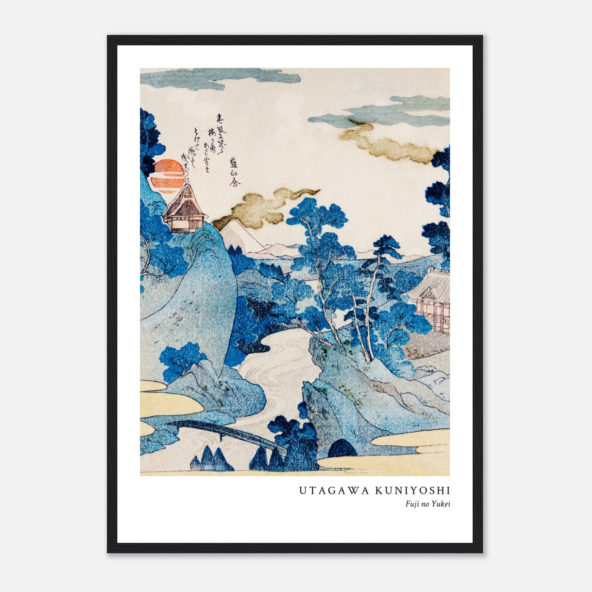 Mount Fuji by Utagawa Kuniyoshi Poster