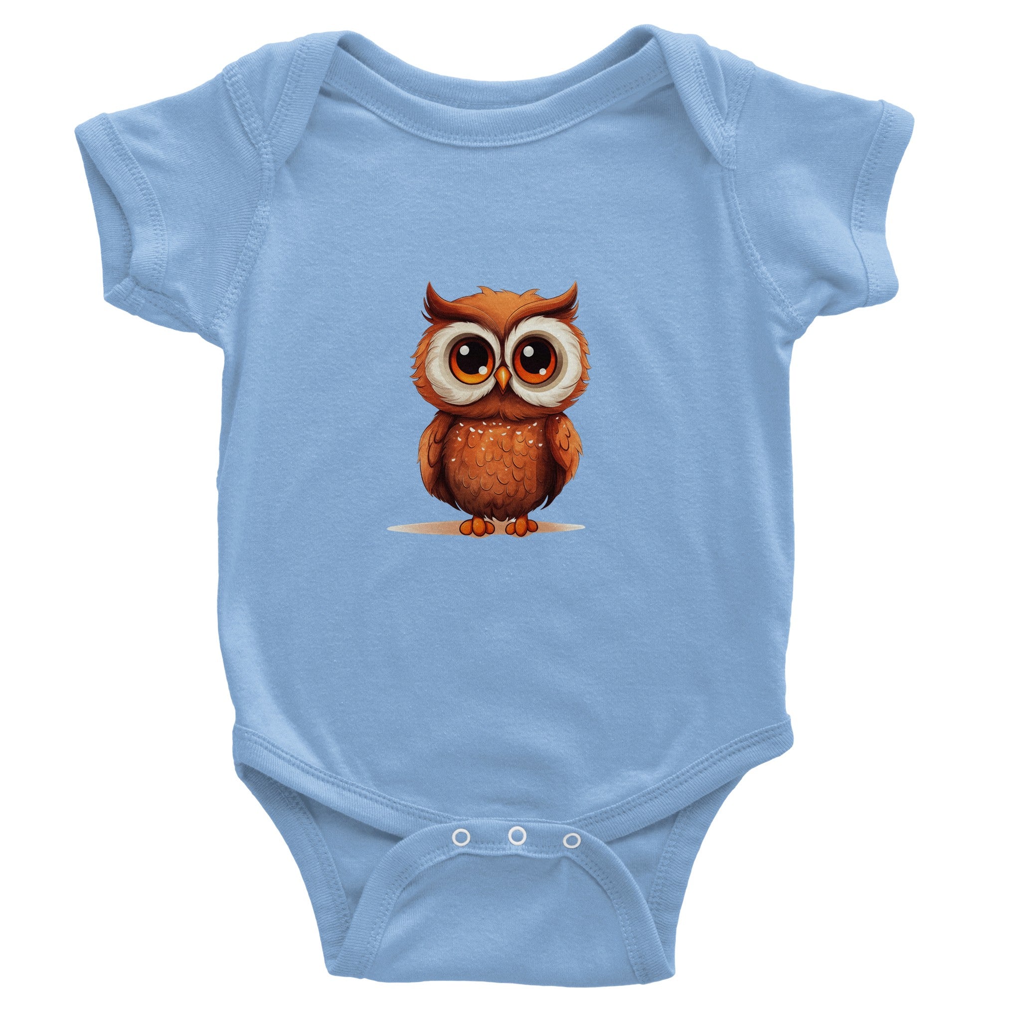 Cuddly Wisdom Watcher Baby Short Sleeve Bodysuit - Optimalprint