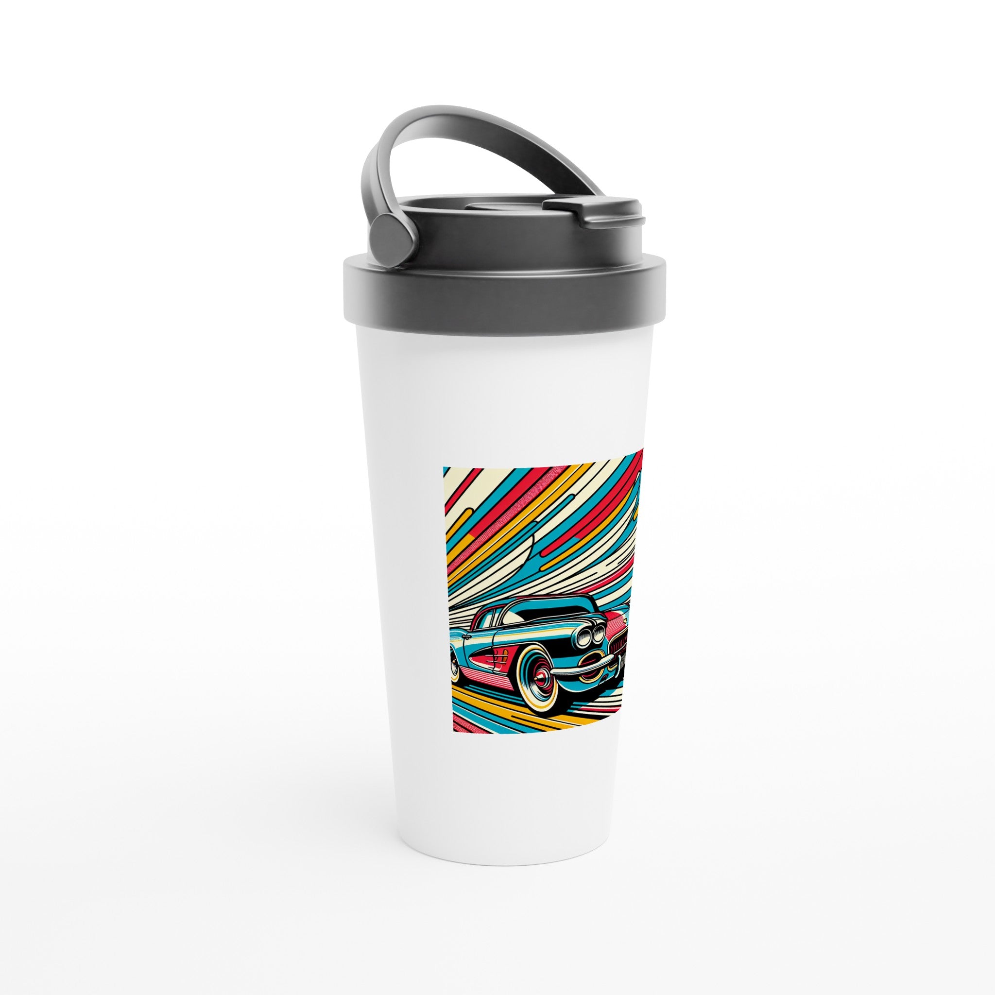 Retro Racer Mug Travel Mug - Optimalprint