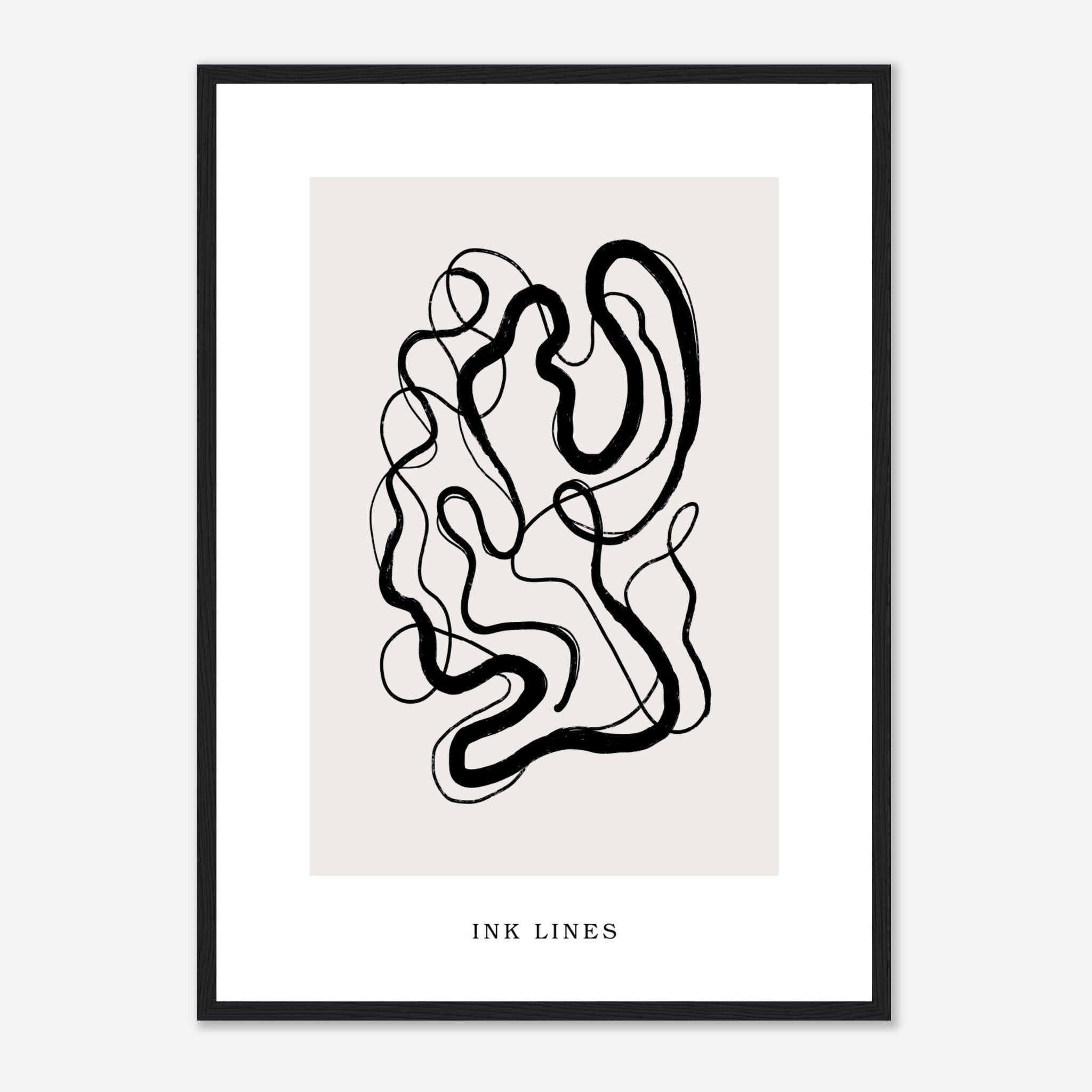 Ink Lines Poster