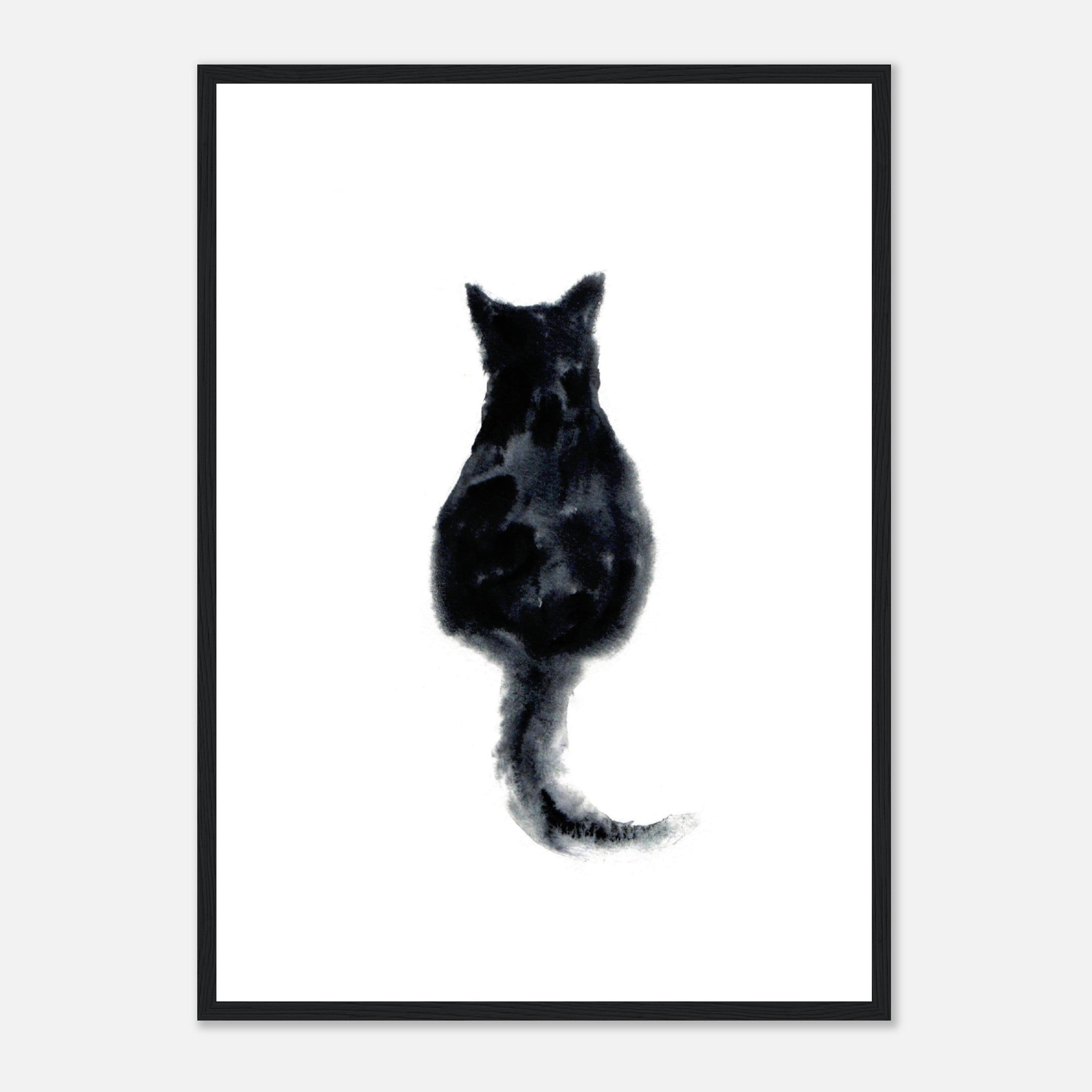 Watercolor Cat Poster