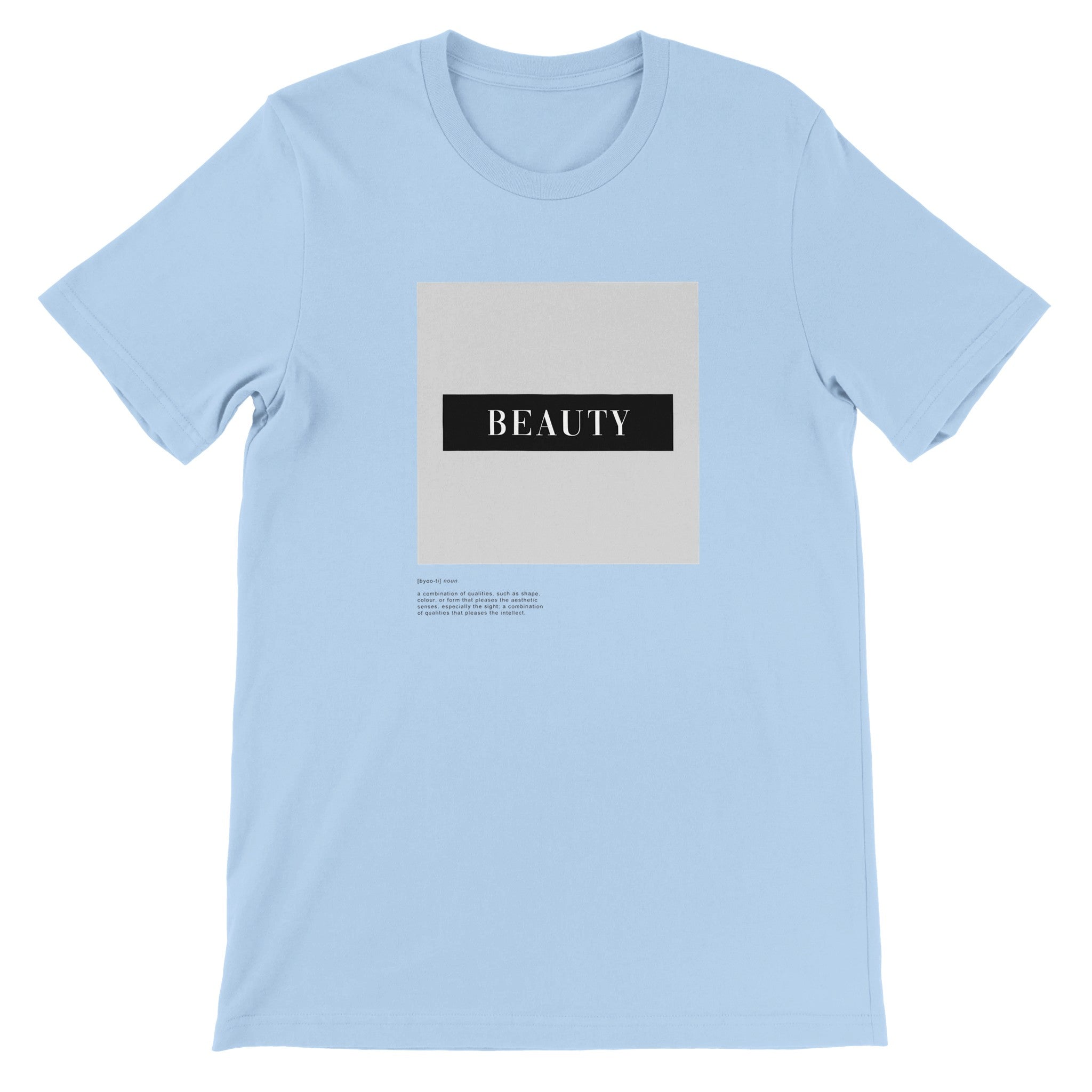 Beauty Definition Crewneck T-shirt - Optimalprint