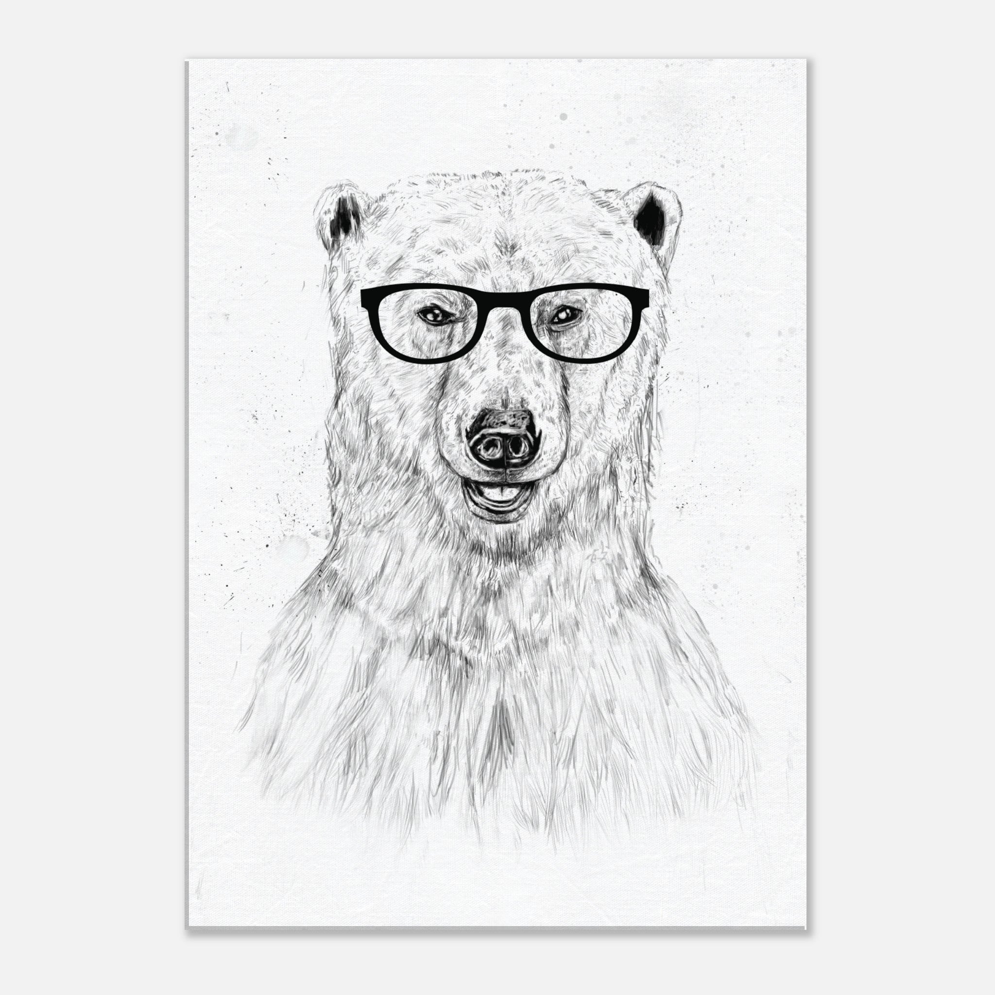 Geek Bear Canvas