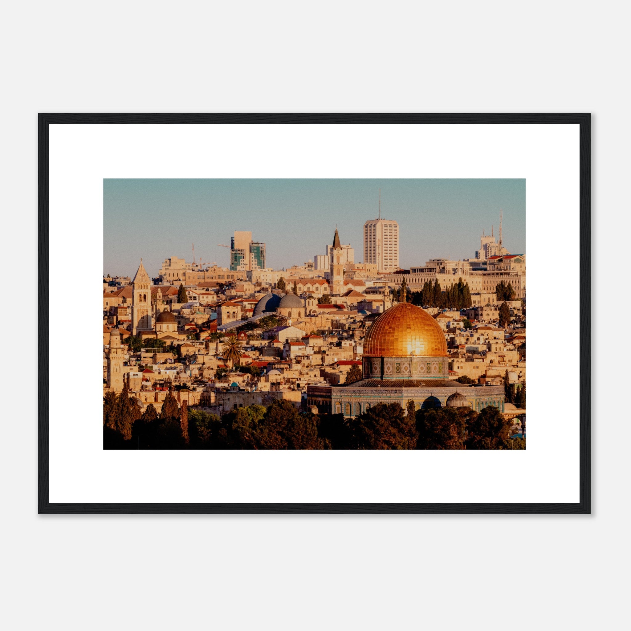Old City Jerusalem From Above Poster
