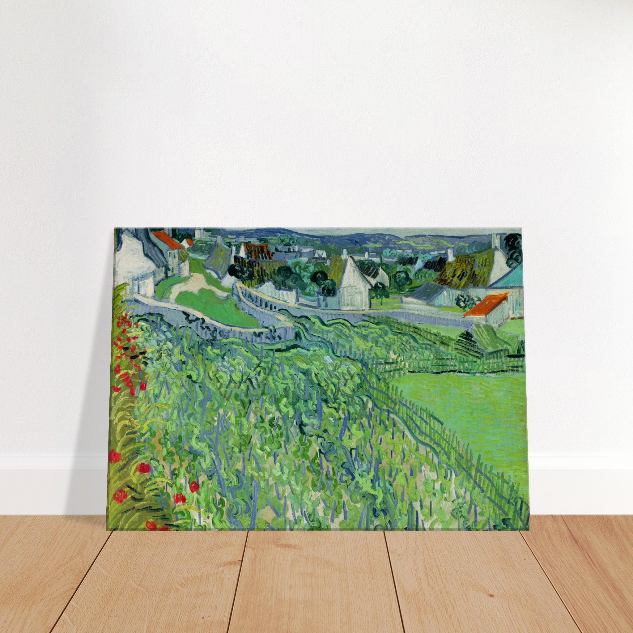 Vineyards at Auvers (1890) Canvas