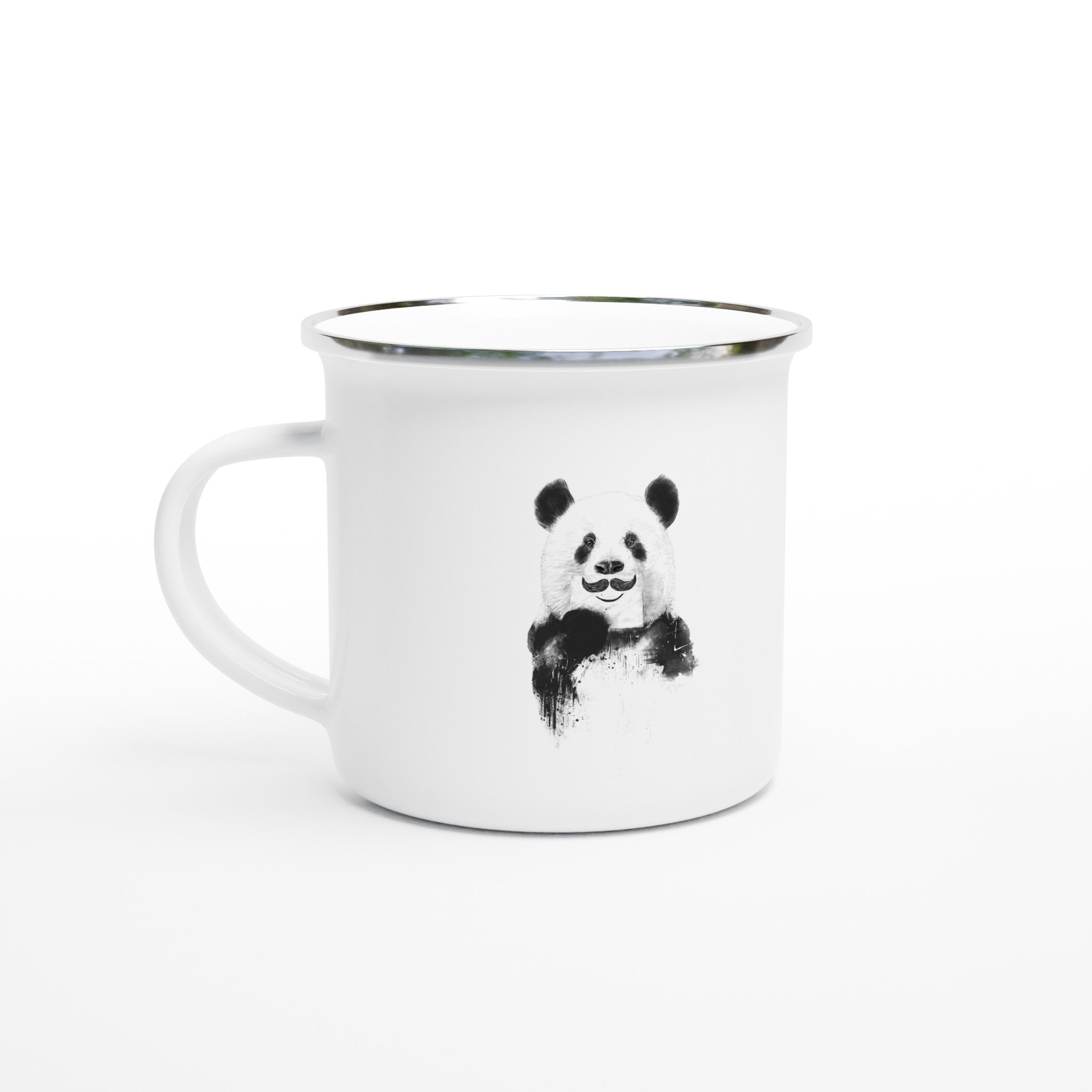 Funny Panda Enamel Mug - Optimalprint