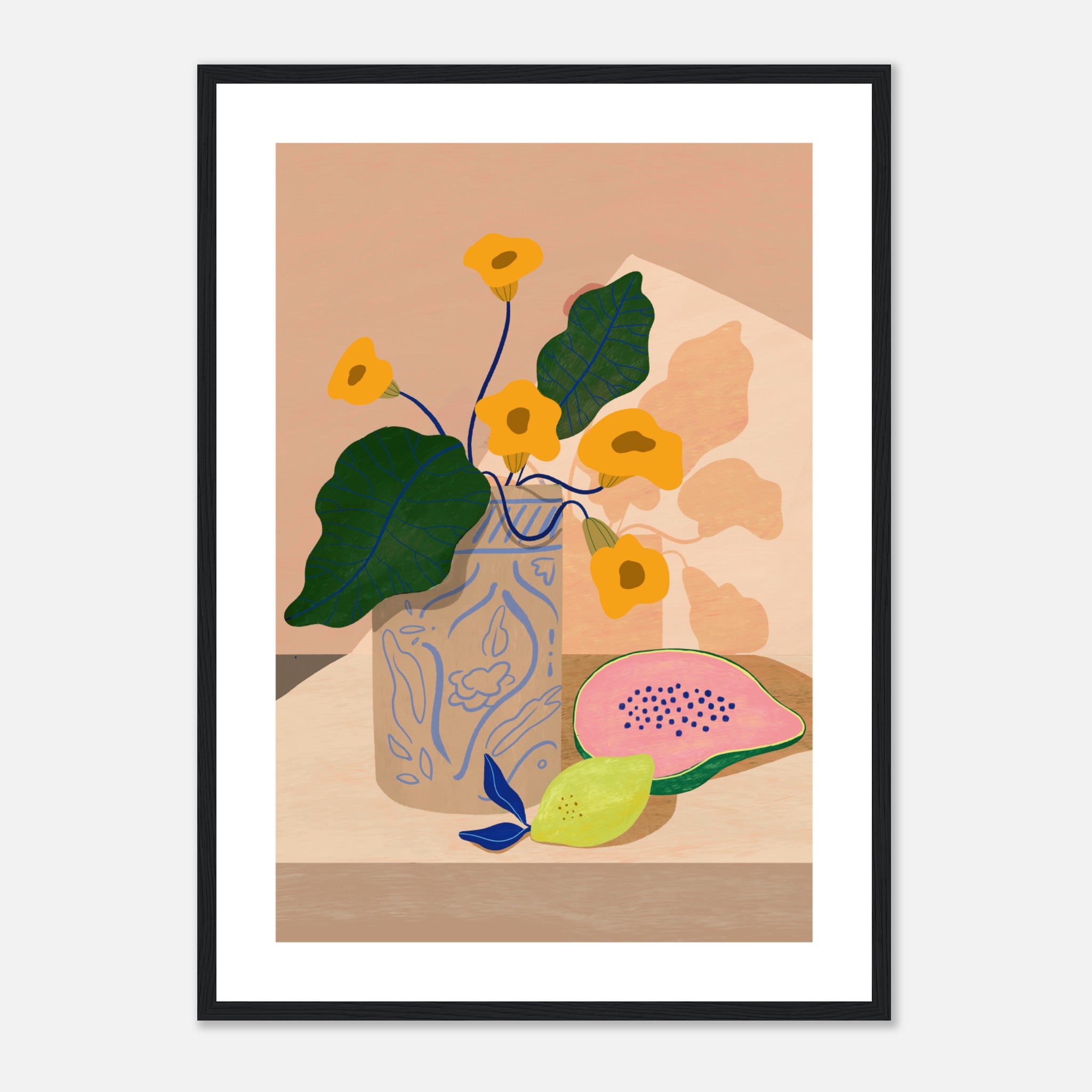 Lemon Papaya Poster