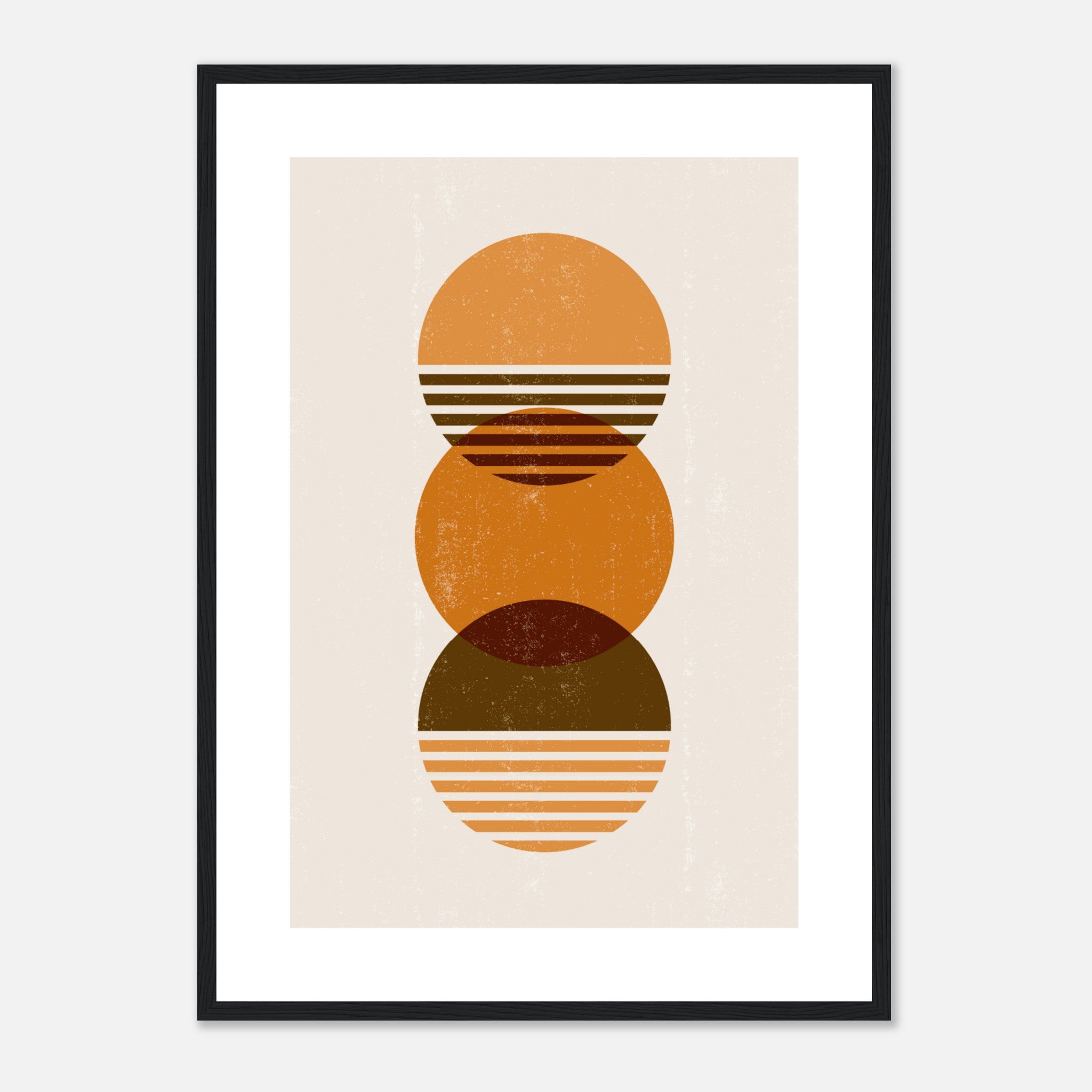 Burnt Orange Boho No.3 Poster