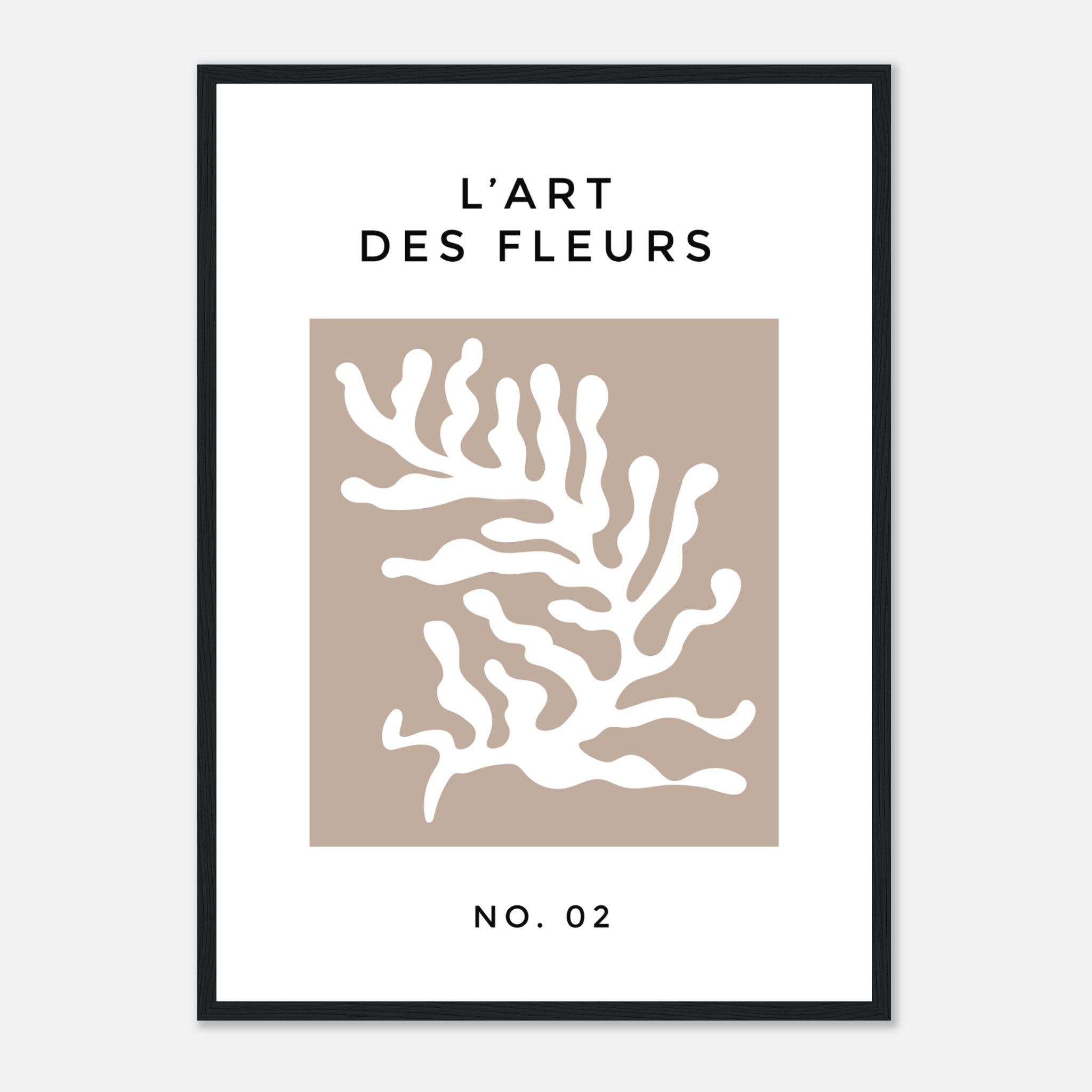 Art Des Fleurs No. 2 - Neutral Poster Poster