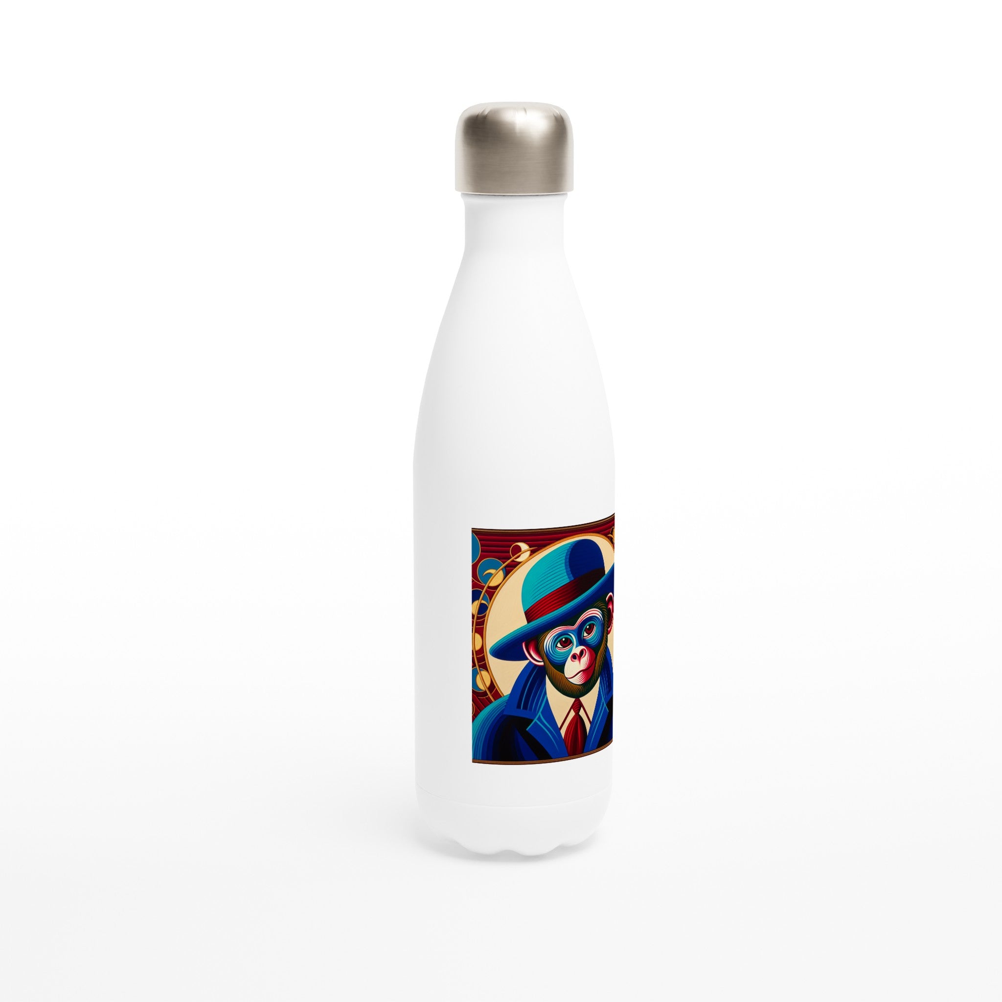 Dapper Ape in Blue Water Bottle - Optimalprint