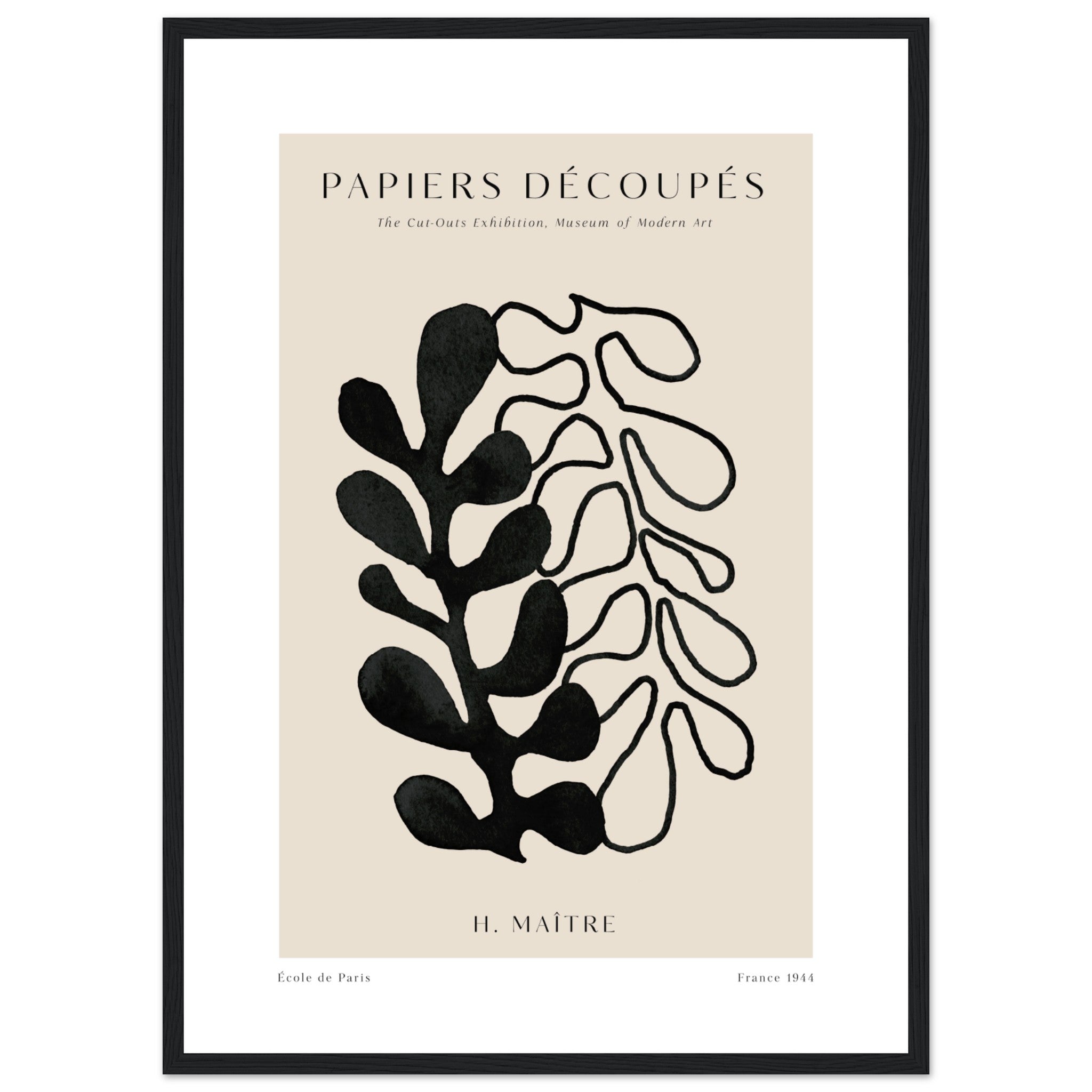 Matisse Papiers Decoupes No. 4 Poster