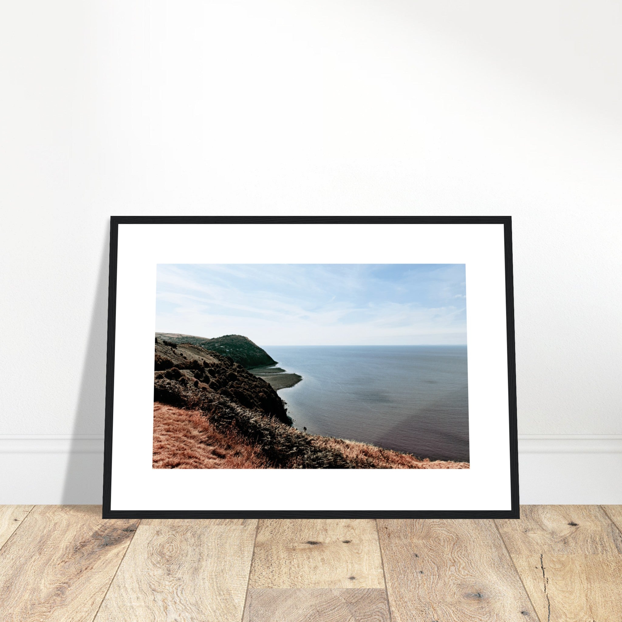 Lynmouth Bay East From Countisbury Hill Devon Poster