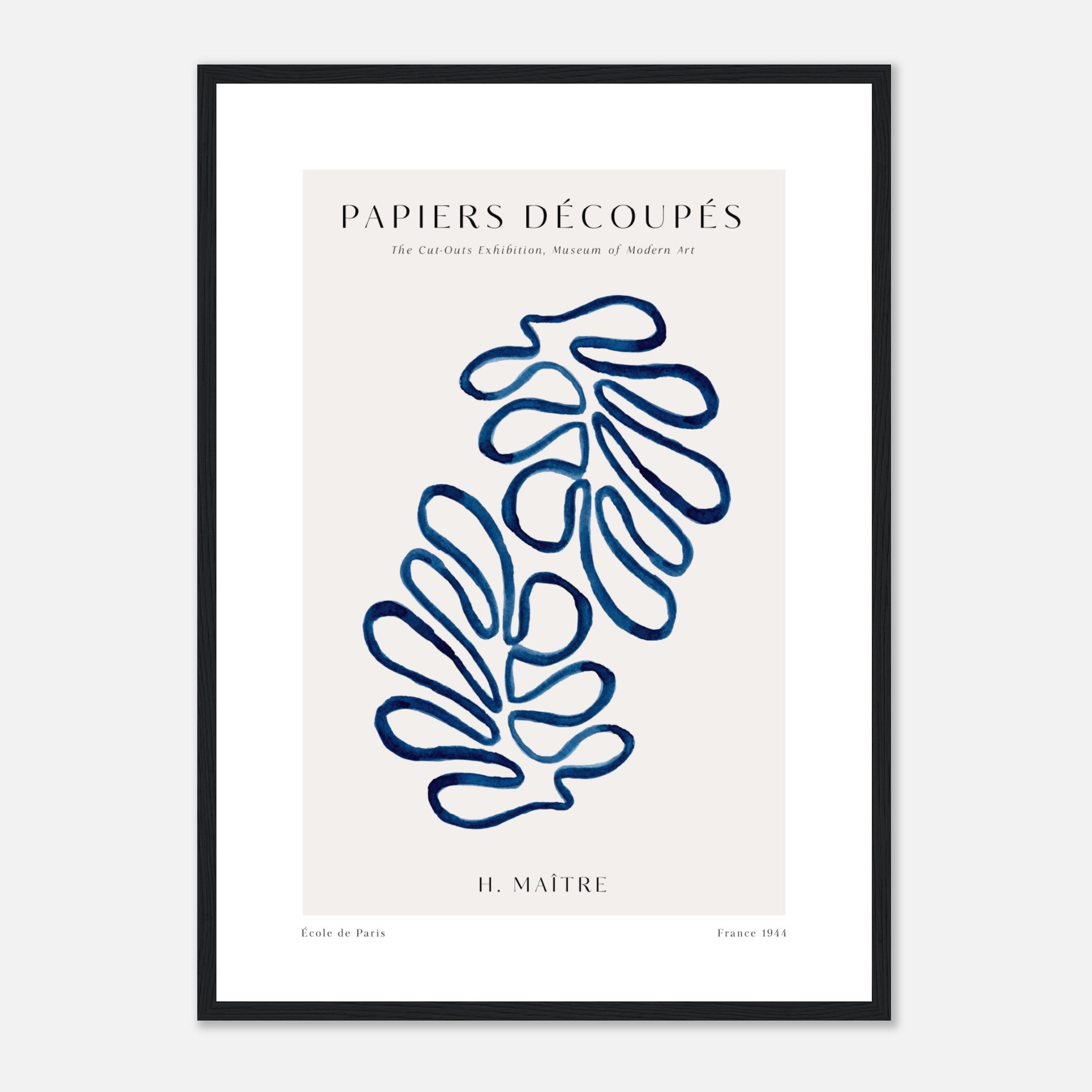 Matisse Papiers Decoupes No. 2 - Colors Poster