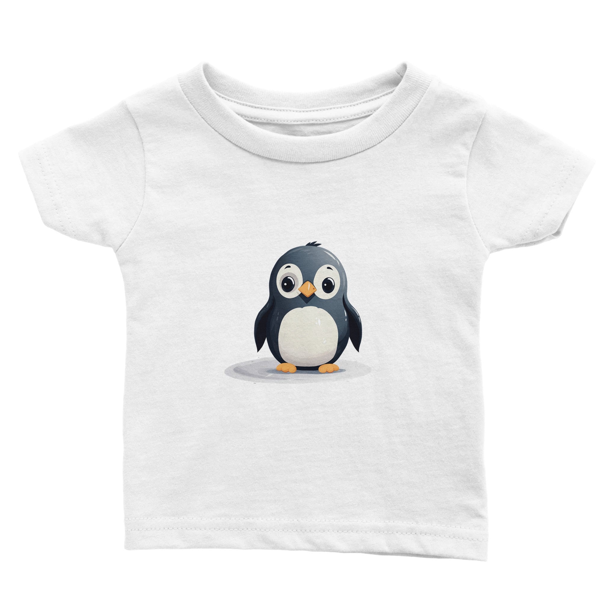 Charming Chilly Penguin Baby Crewneck T-shirt - Optimalprint
