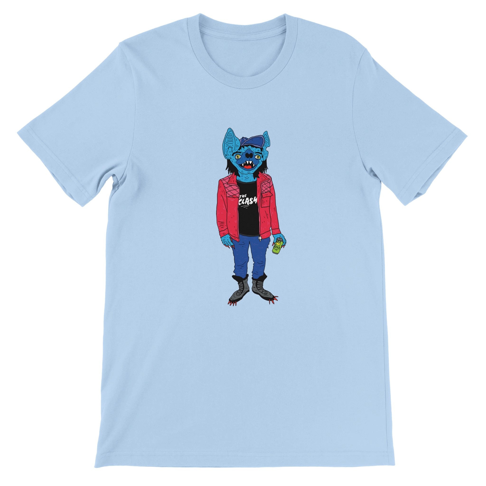 Punk Bat Crewneck T-shirt - Optimalprint