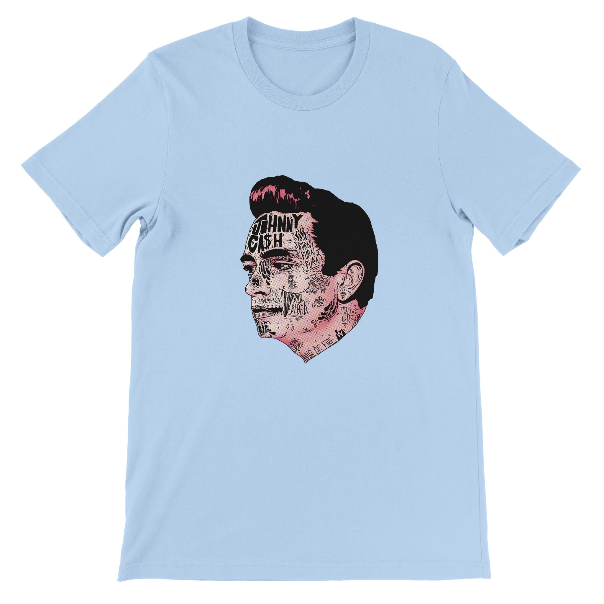 Johnny Cash Crewneck T-shirt - Optimalprint