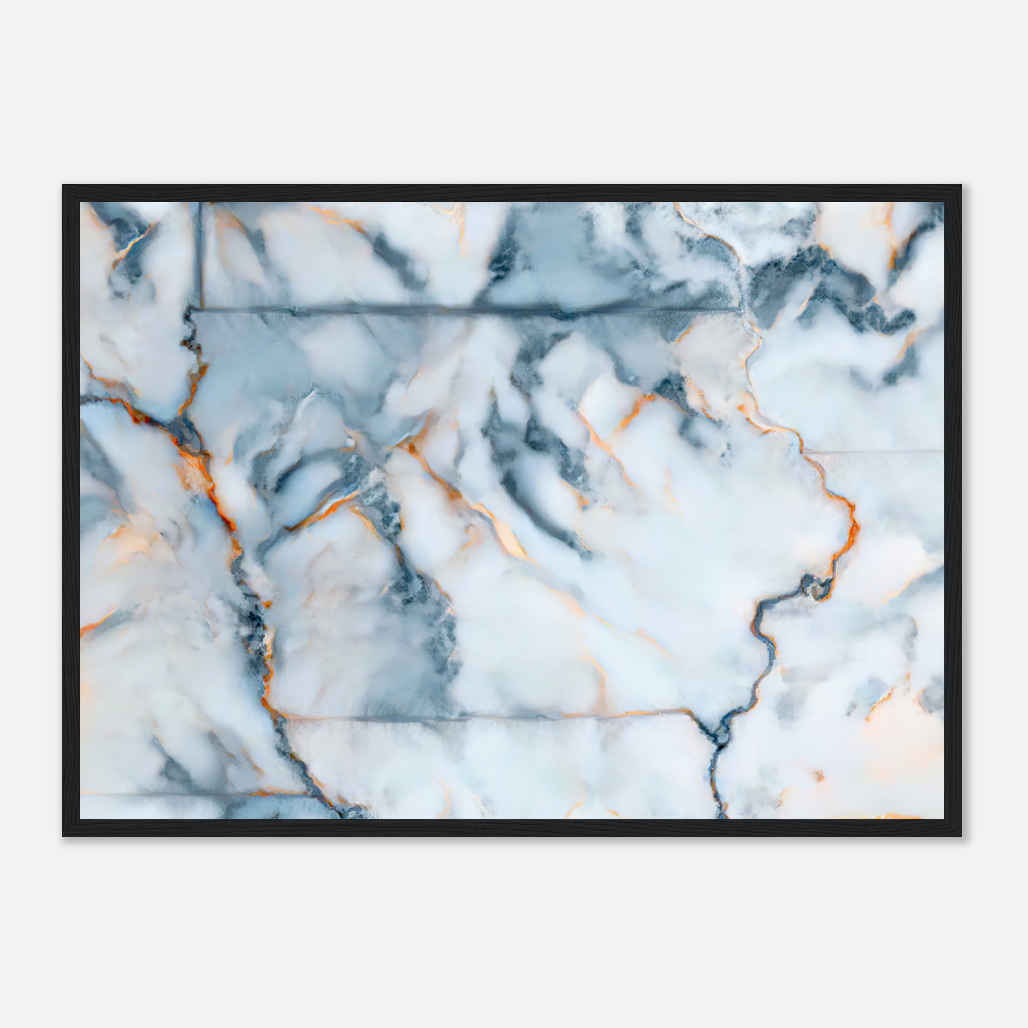Iowa Marble Map Poster