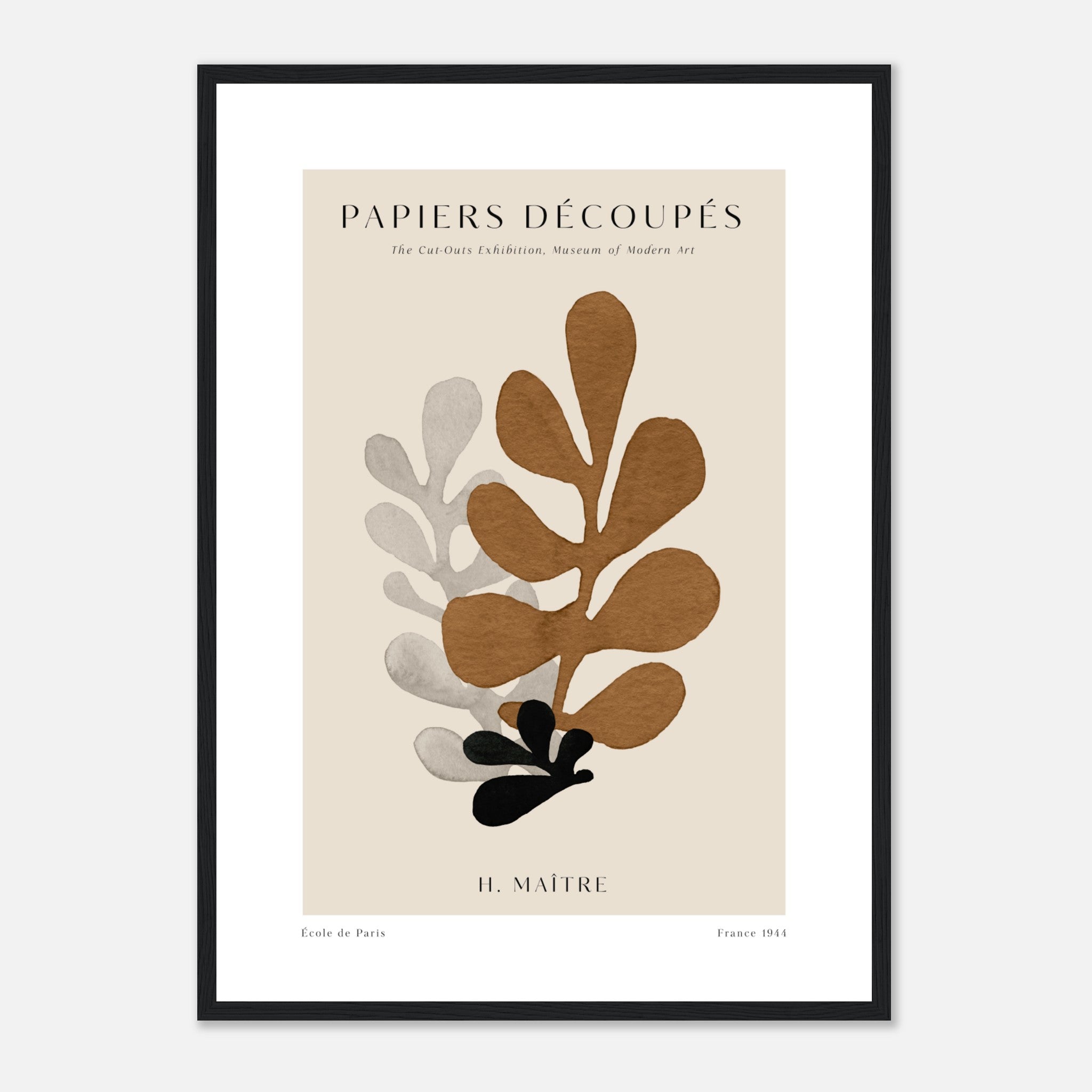 Matisse Papiers Decoupes No. 1 Poster