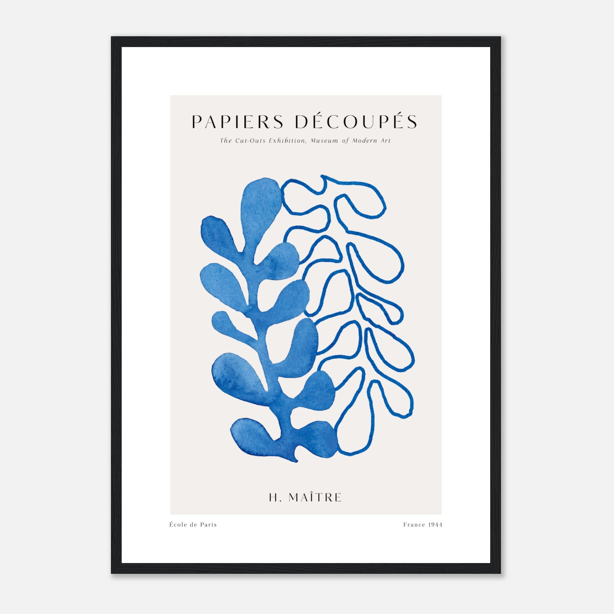 Matisse Papiers Decoupes No. 4 - Colors Poster