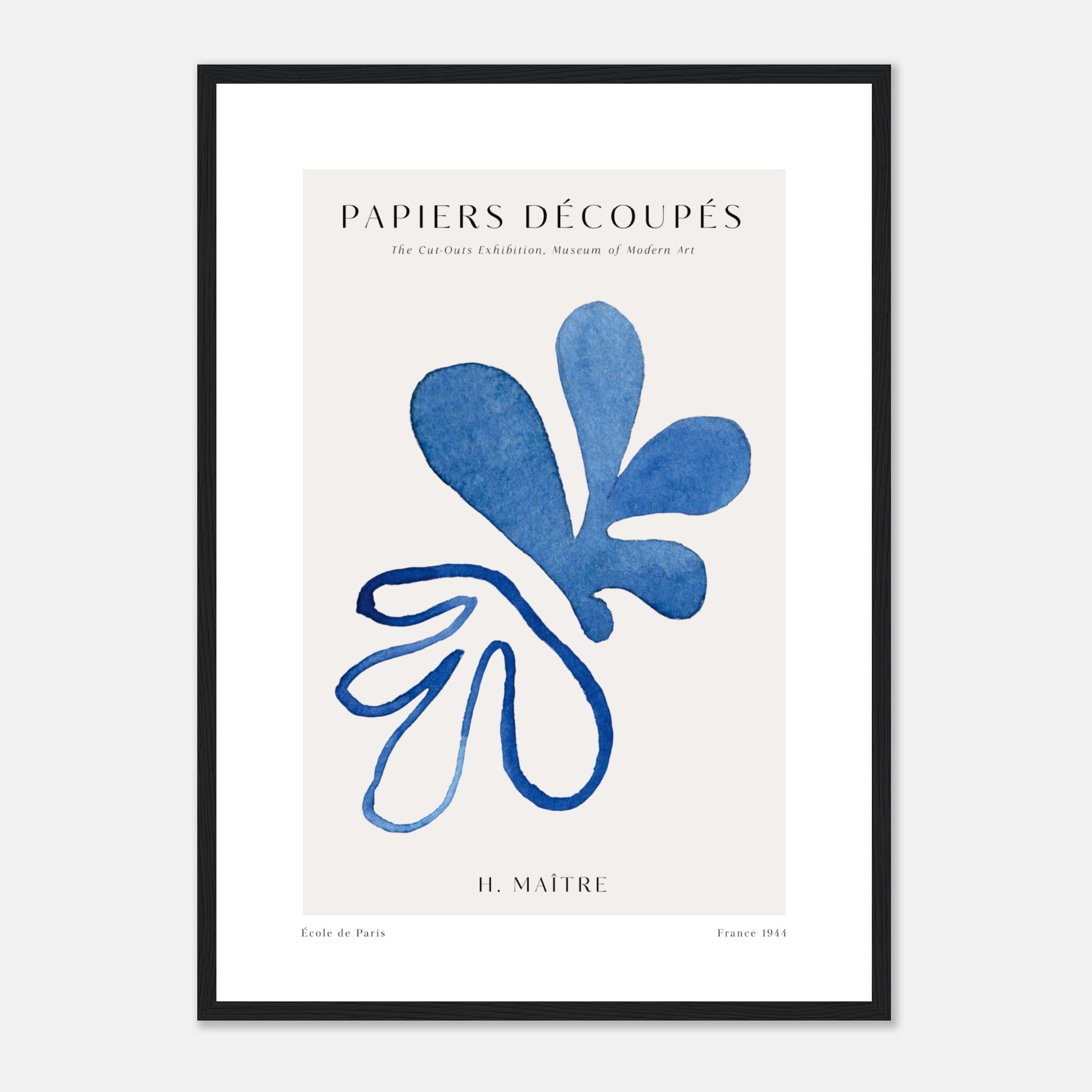 Matisse Papiers Decoupes No. 11 - Colors Poster