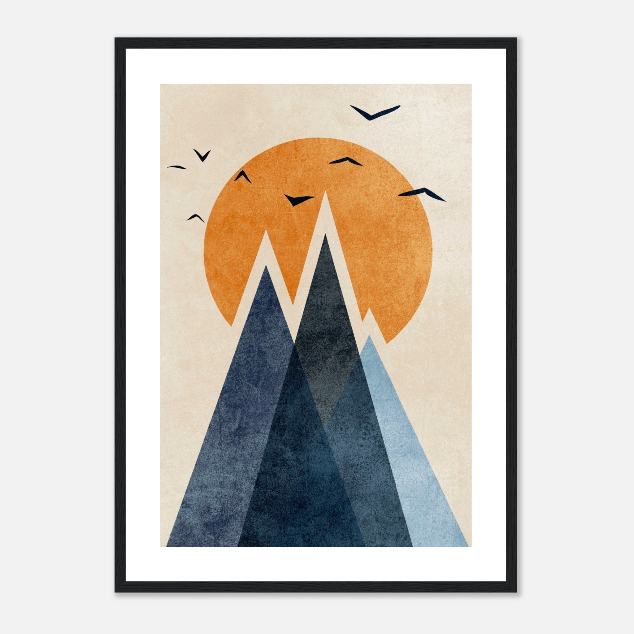 The Mountains - Expressionism Art 1 Poster