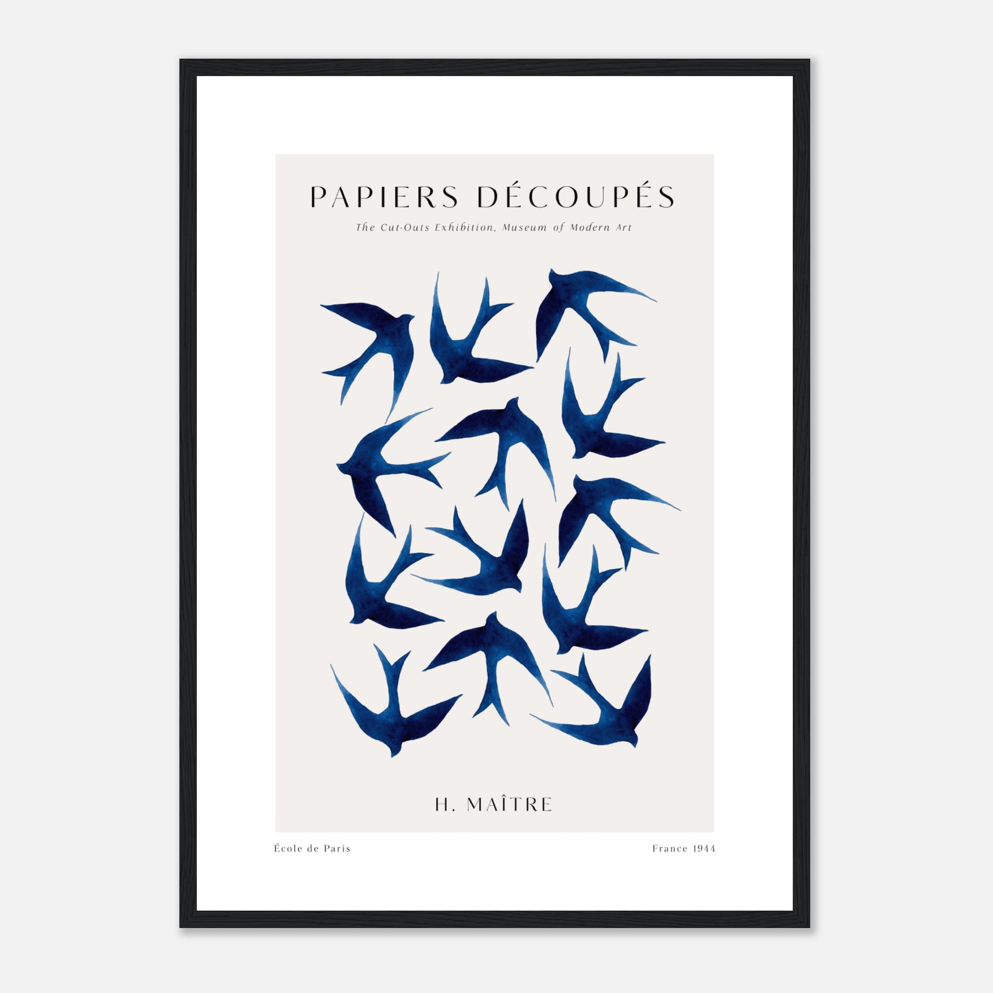 Matisse Papiers Decoupes No. 7 - Colors Poster