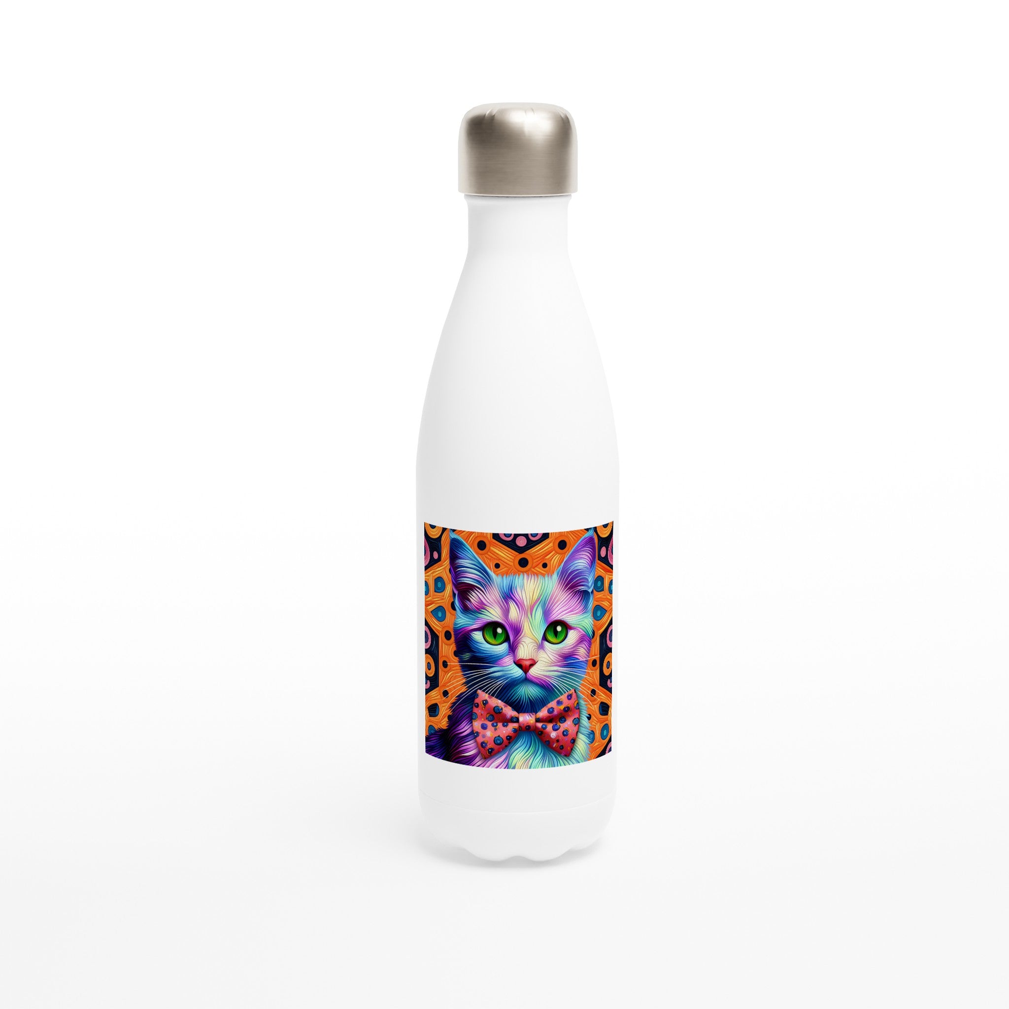 Kaleidoscopic Whiskers Water Bottle - Optimalprint