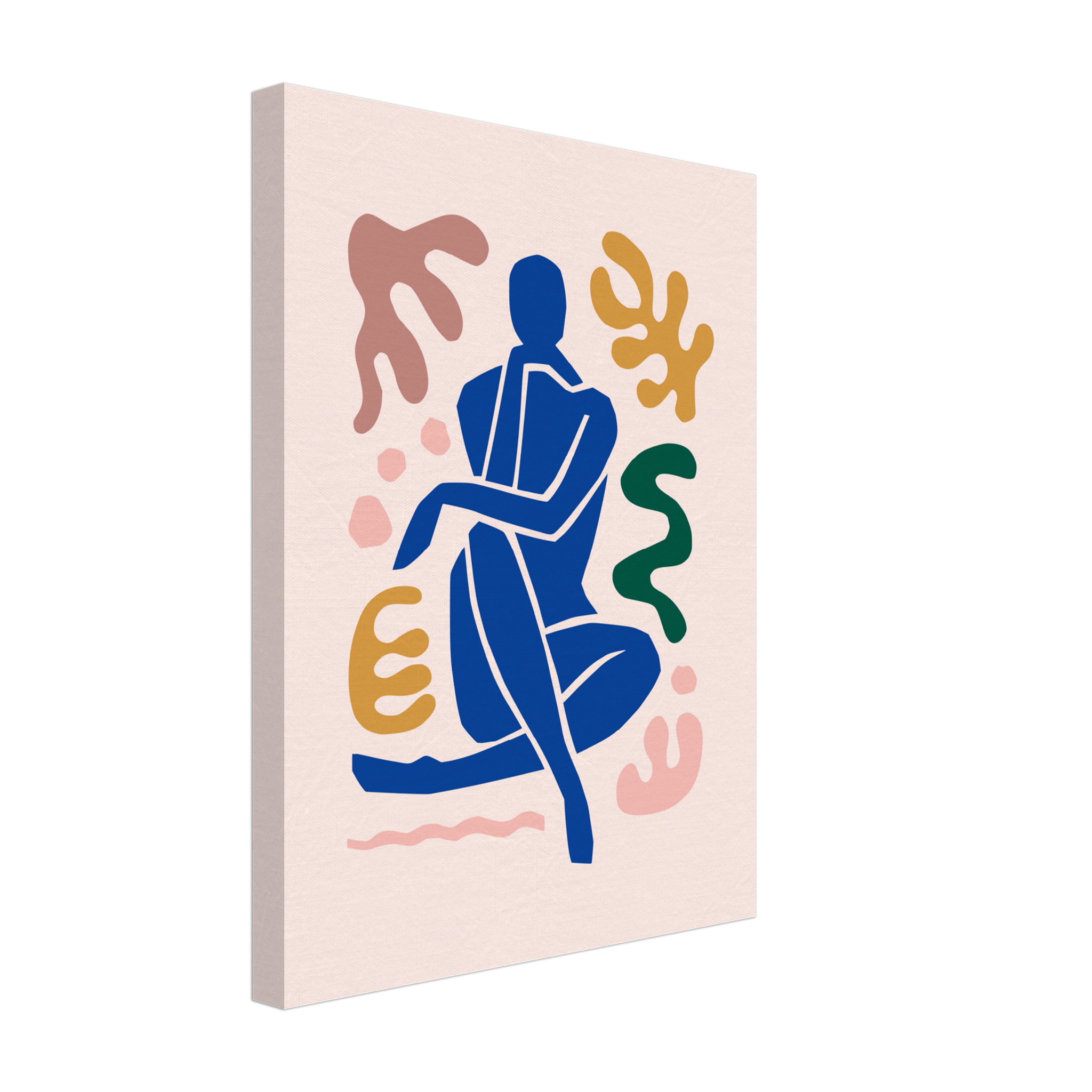 Matisse-inspired Abstract Female Figure Canvas