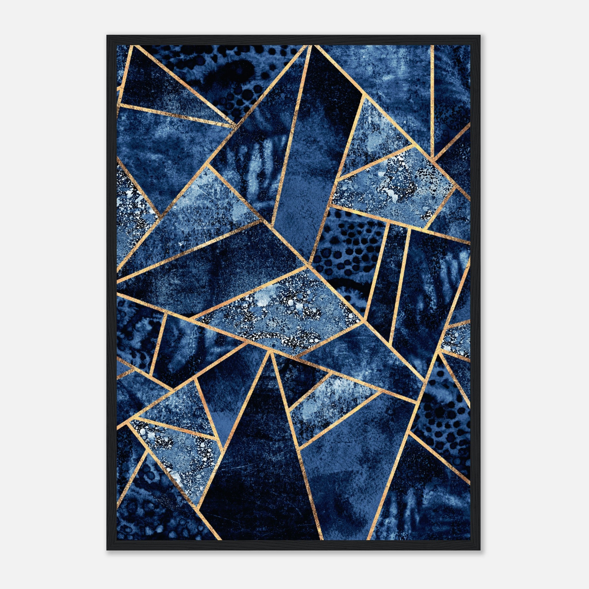 Blue Stone Poster