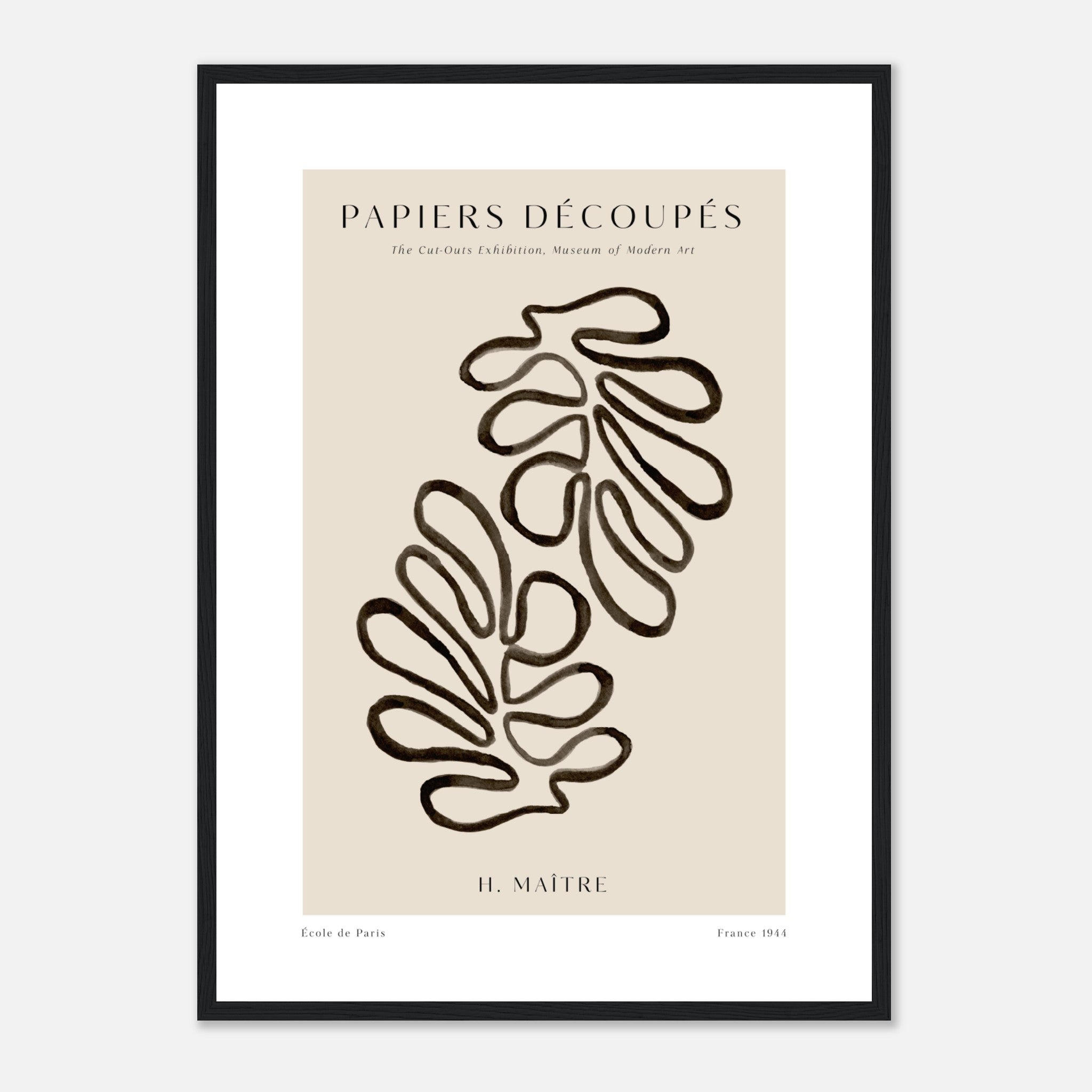 Matisse Papiers Decoupes No. 2 Poster