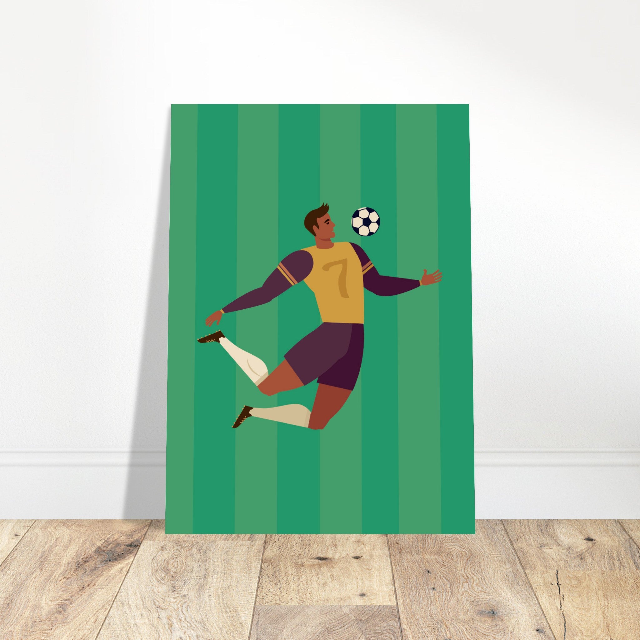 Football Soccer Player Illustration No.3 Poster