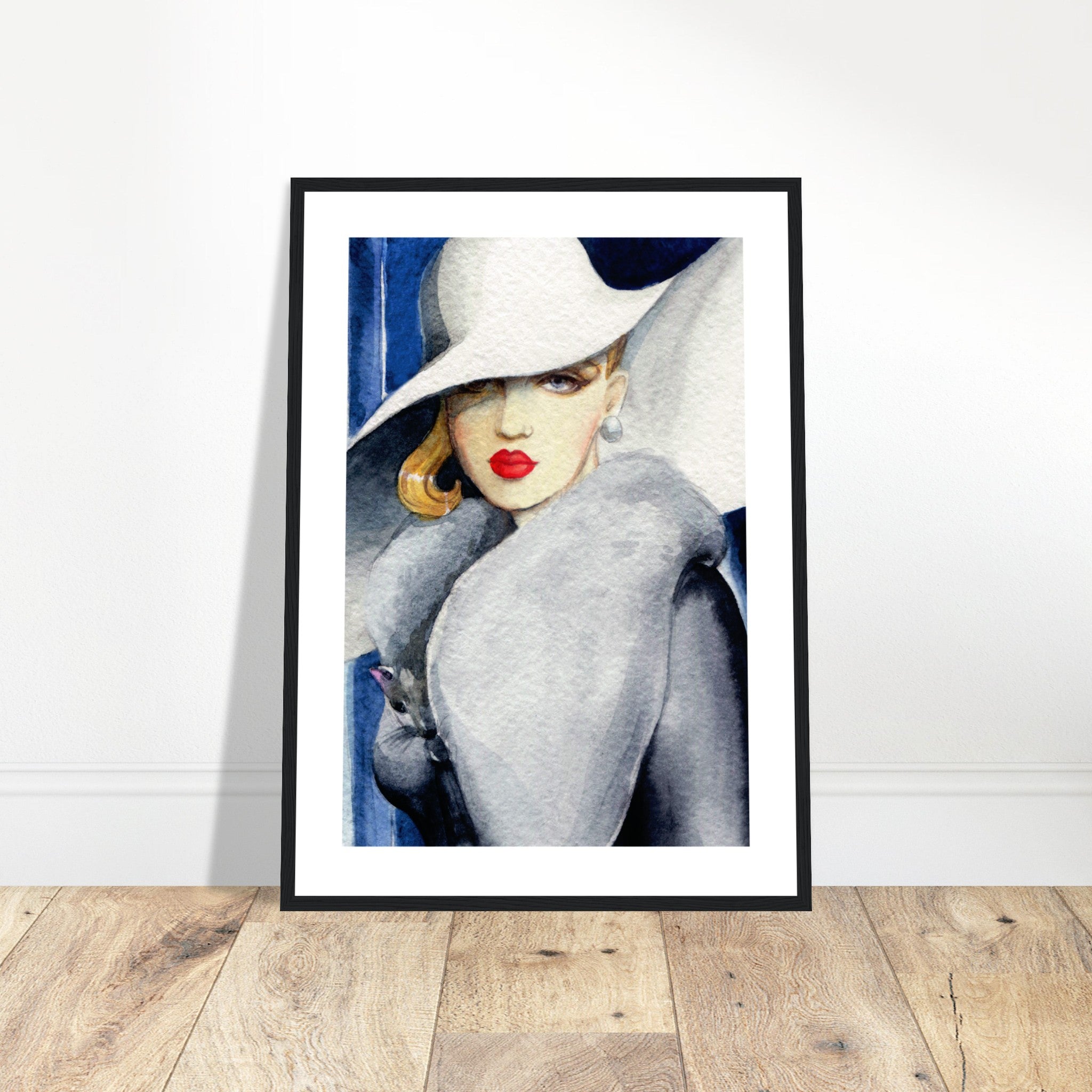 Watercolor Fashion Painting Poster