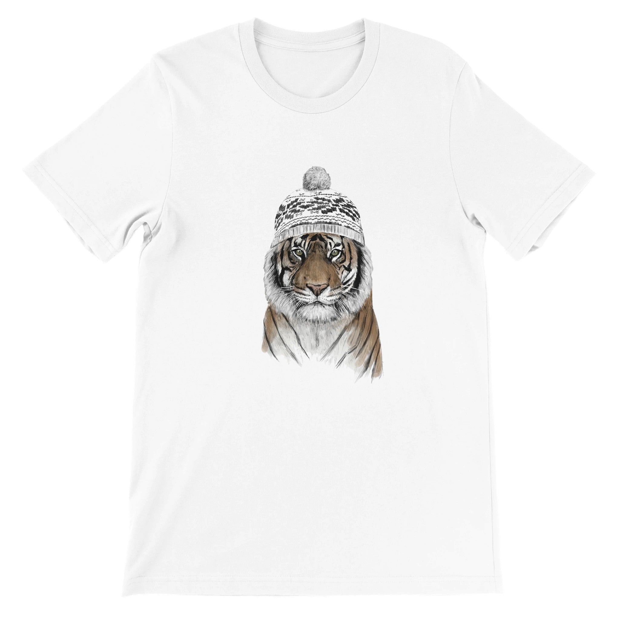 Siberian Tiger Crewneck T-shirt - Optimalprint