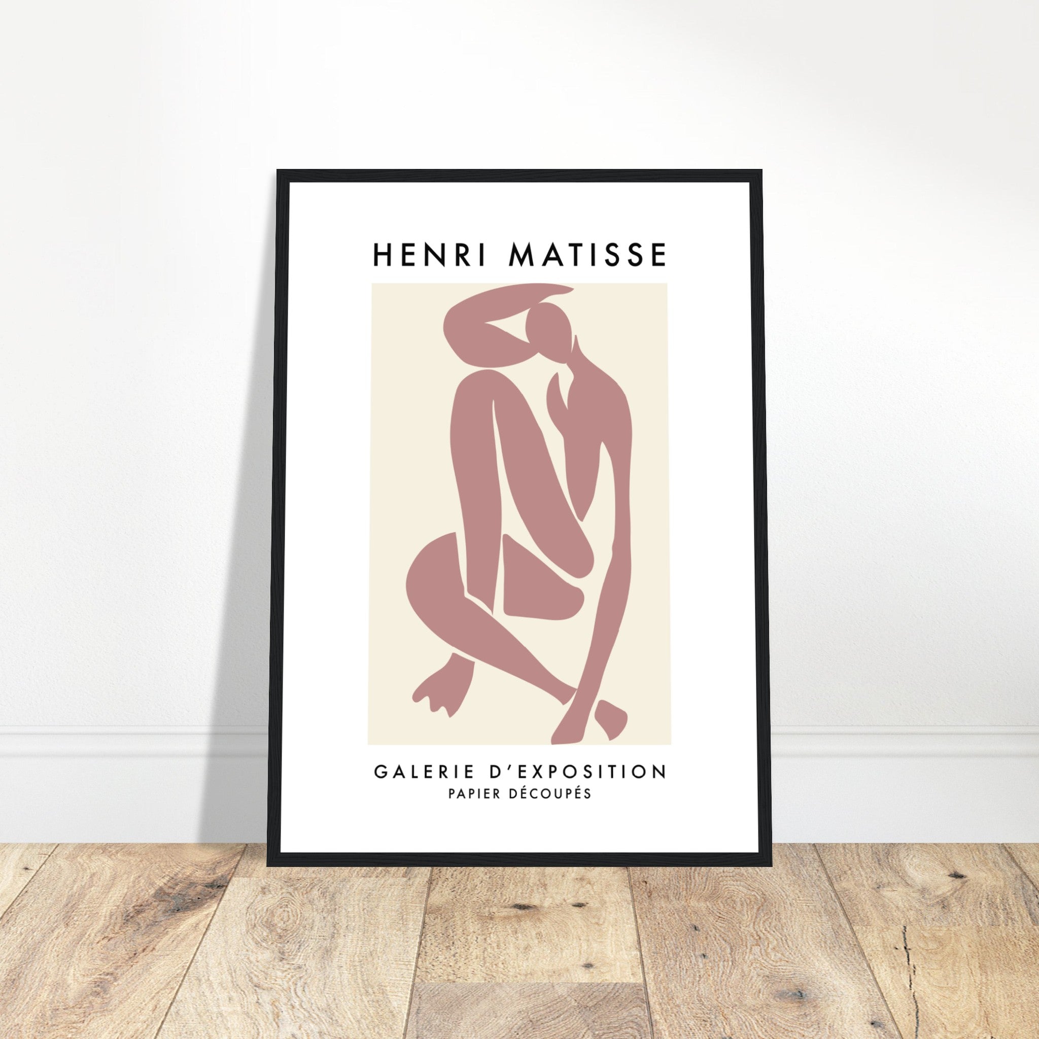Matisse Papercut Rose Femme Poster Poster
