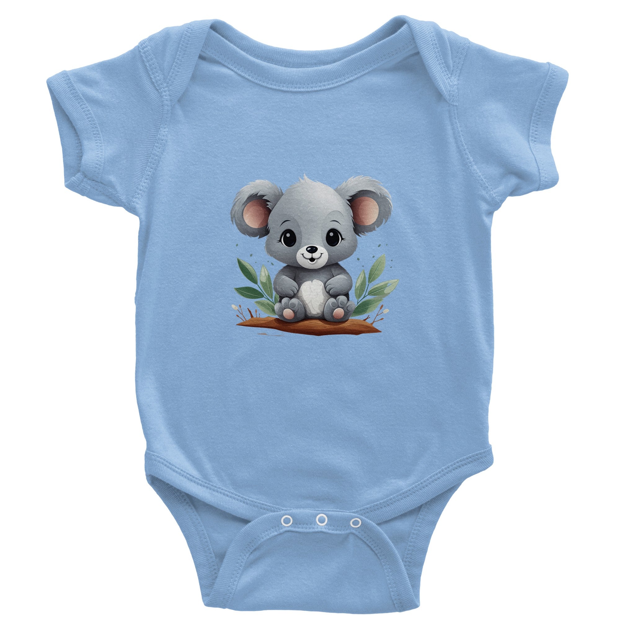 Cuddly Koala Buddy Baby Short Sleeve Bodysuit - Optimalprint