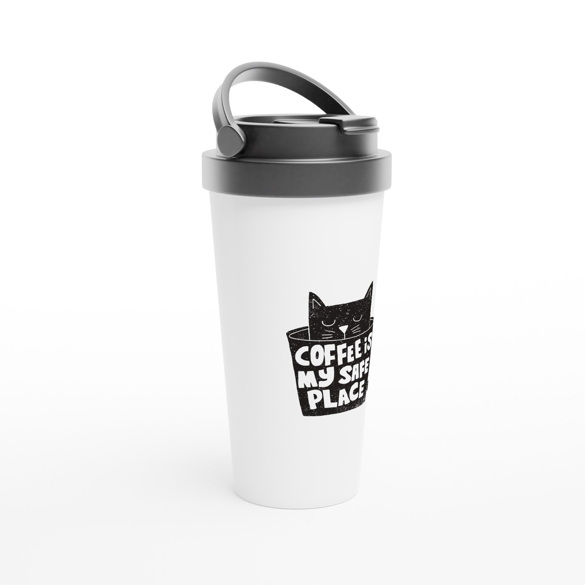 COFFEE IS MY SAFE PLACE Travel Mug - Optimalprint